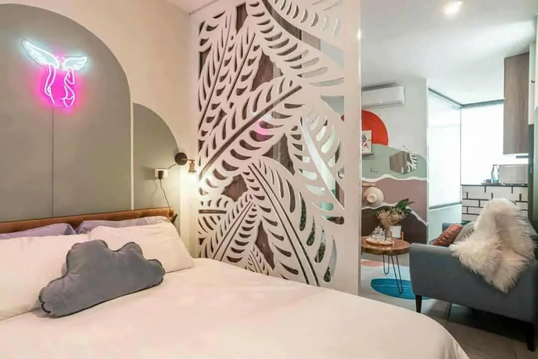 Bed in Sabi Home Tay Ho Hanoi