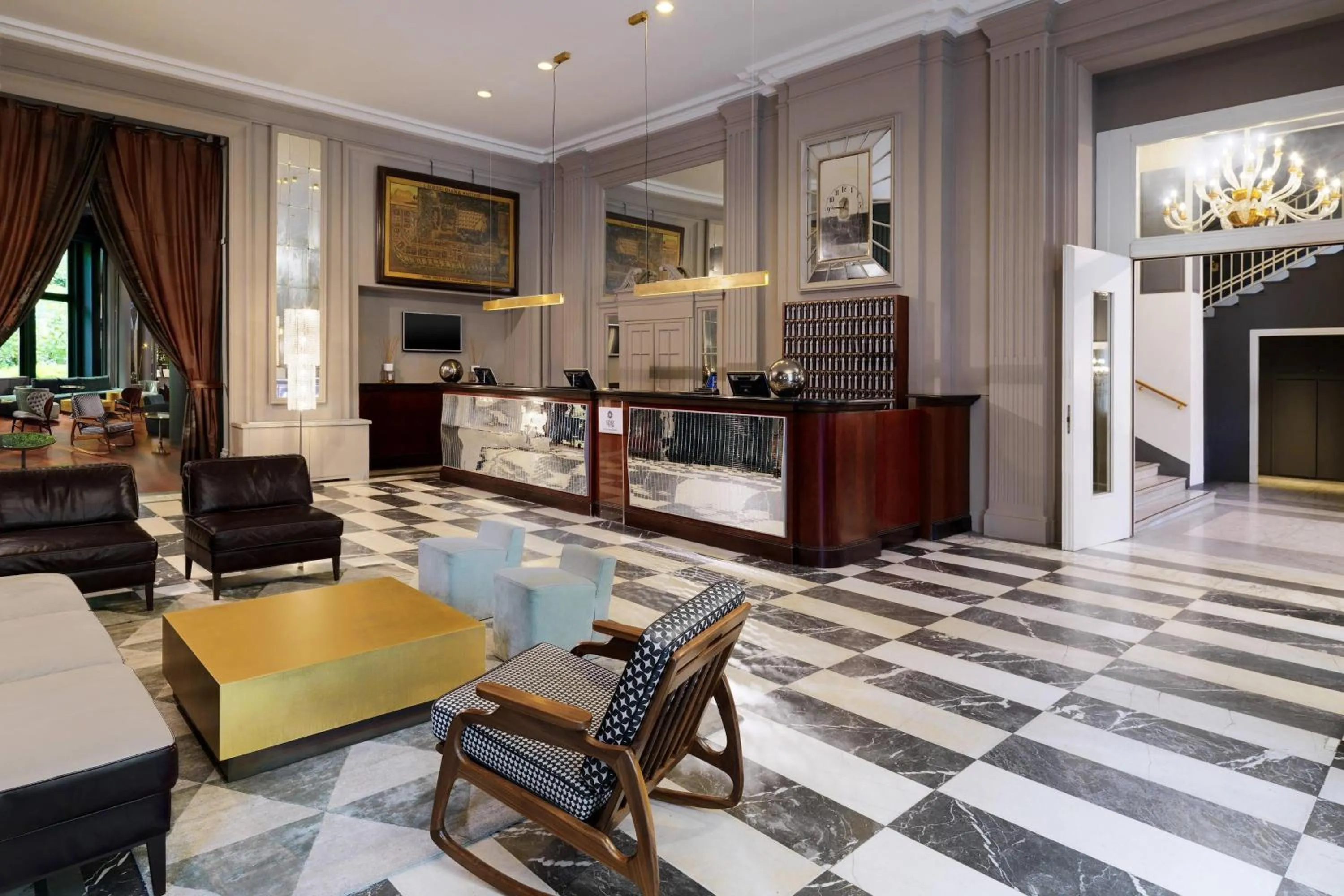 Lobby or reception in Sheraton Diana Majestic