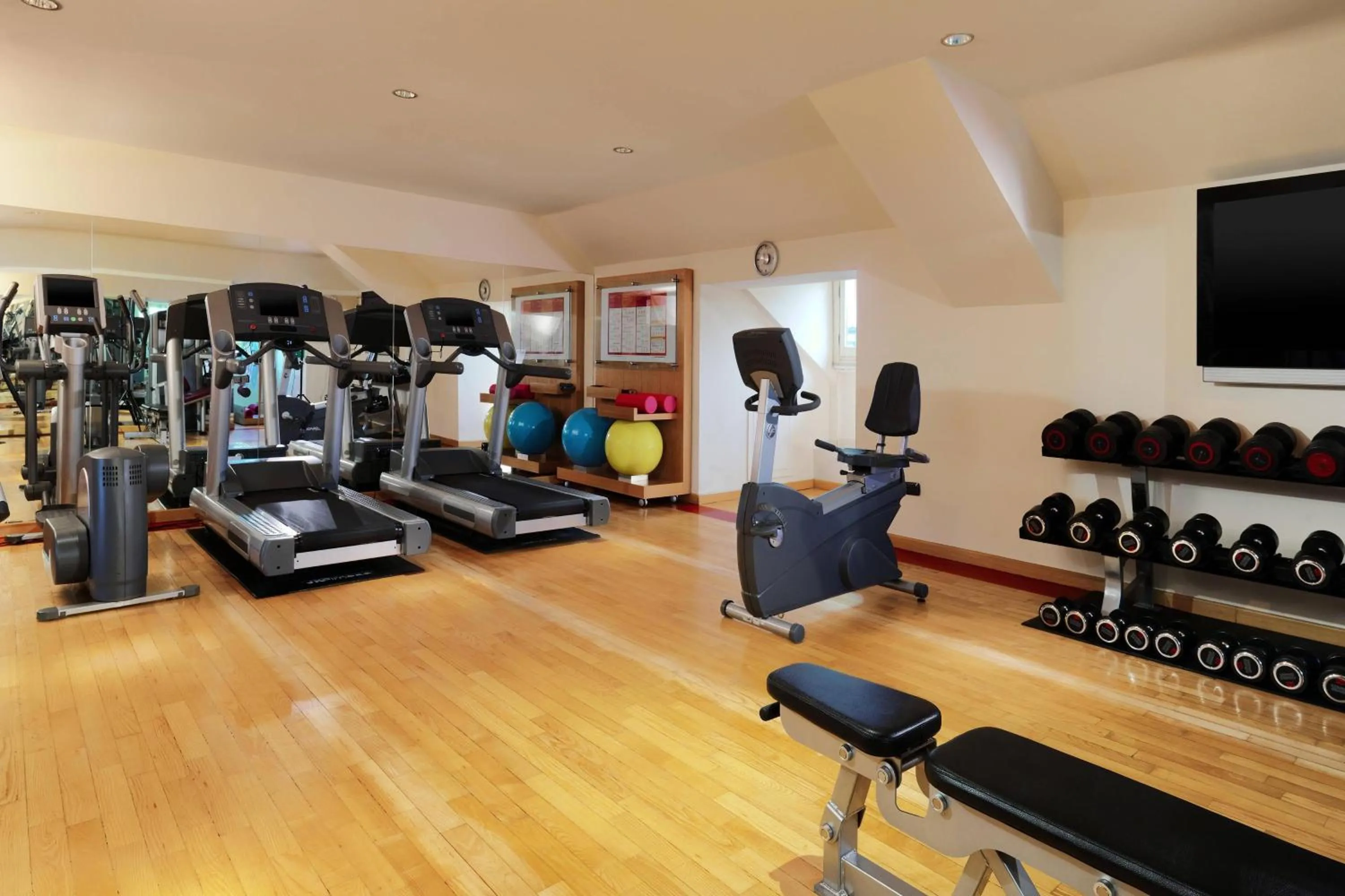 Fitness centre/facilities in Sheraton Diana Majestic