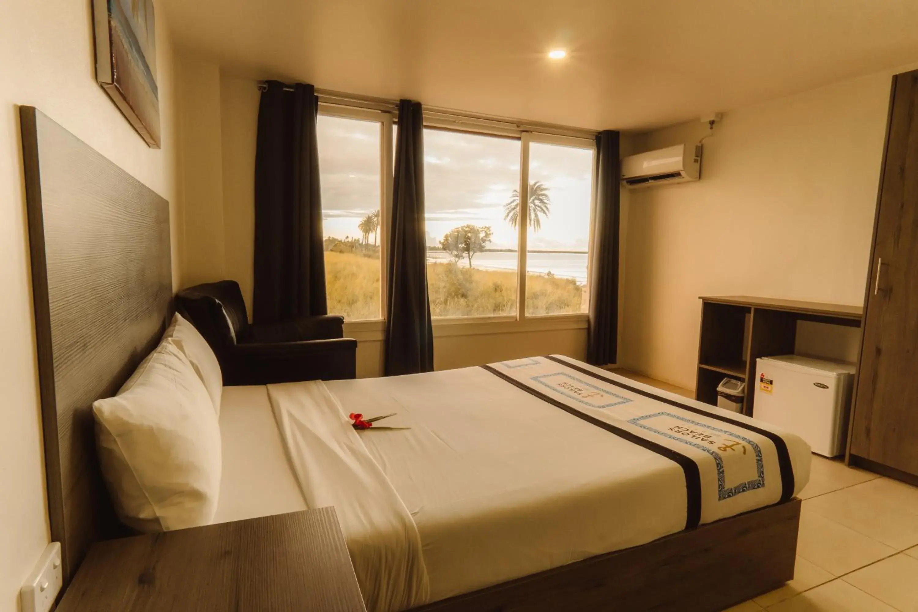 Garden view, Bed in Sailors Beach Fiji Garden view, Bed in Sailors Beach Fiji