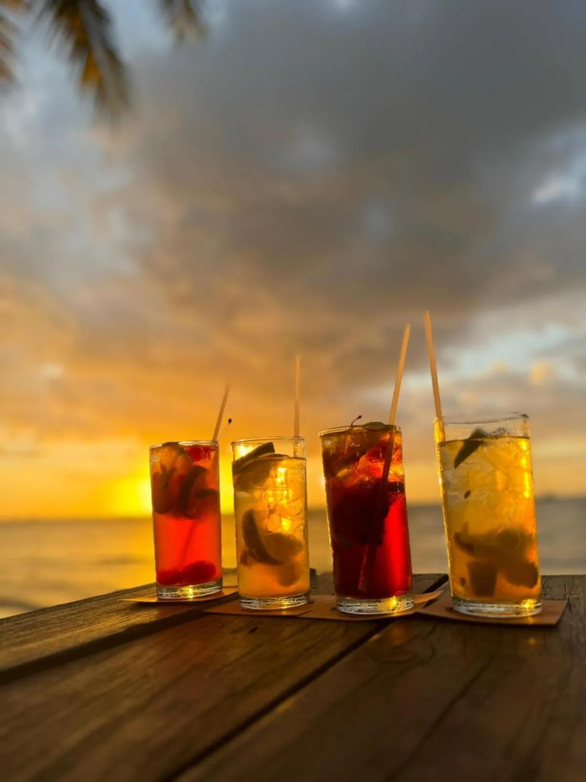 Drinks in Sailors Beach Fiji