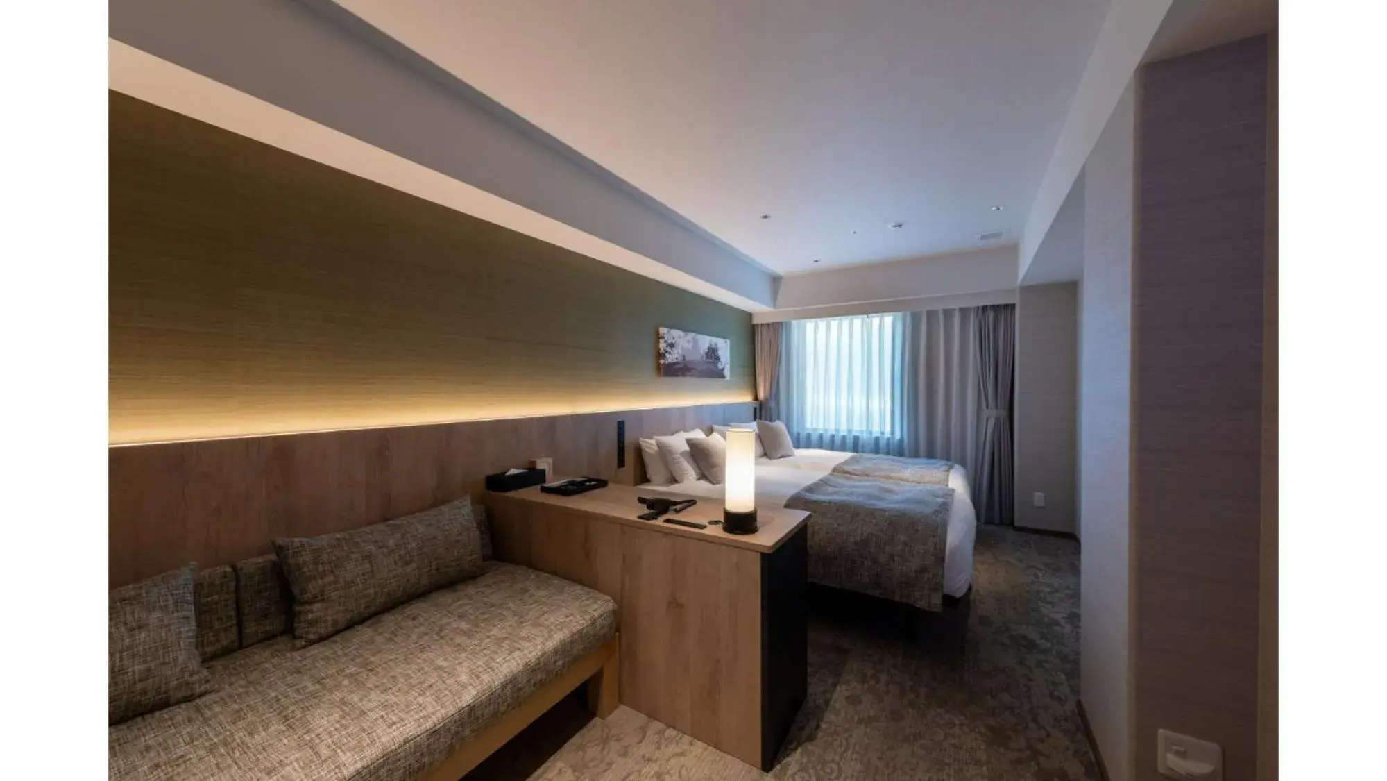 Photo of the whole room, Bed in Iroha Grand Hotel Kintetsu Nara Ekimae Photo of the whole room, Bed in Iroha Grand Hotel Kintetsu Nara Ekimae