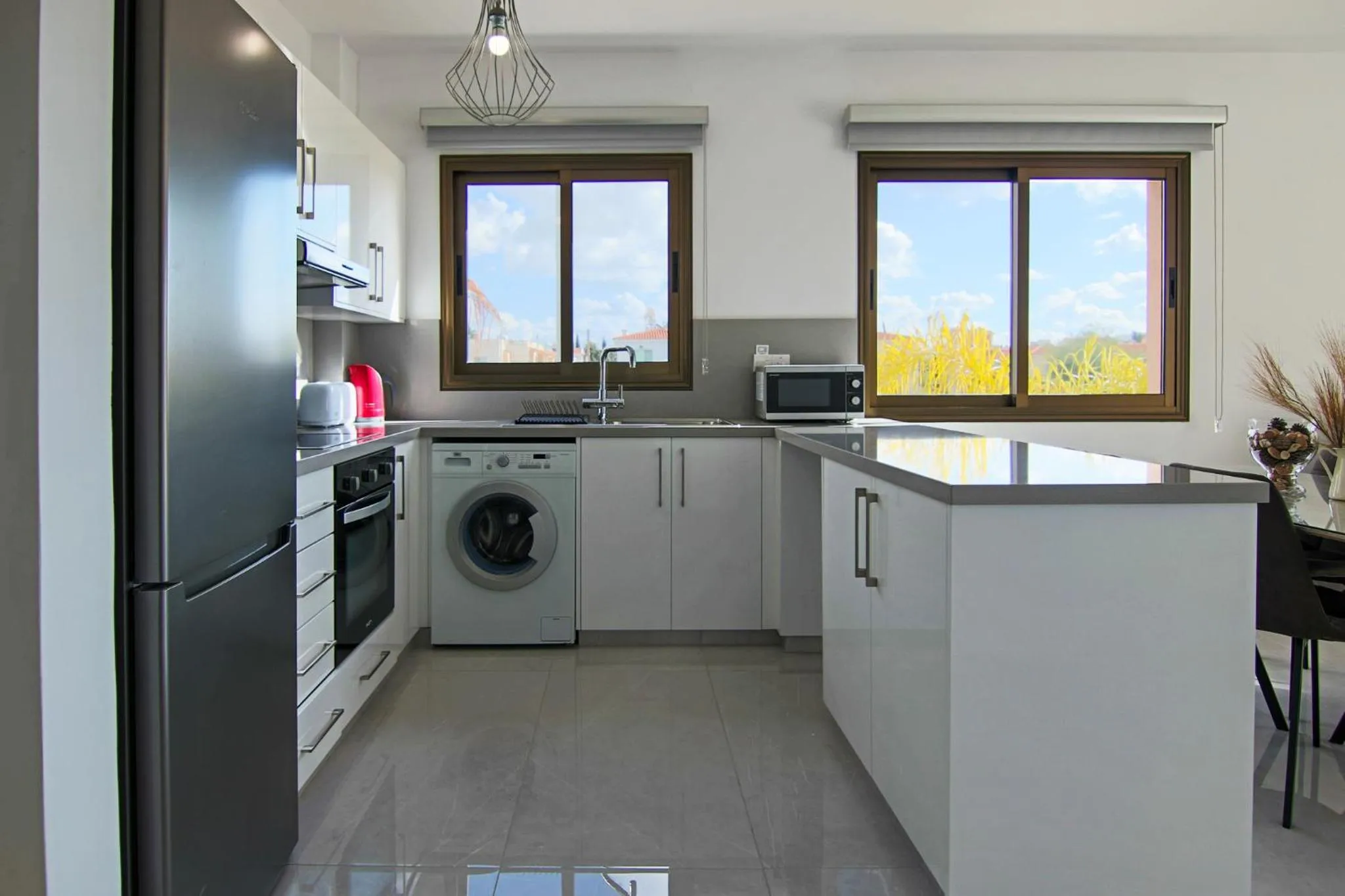 Kitchen or kitchenette in Phaedrus Living City View Luxury Flat Georgos 203