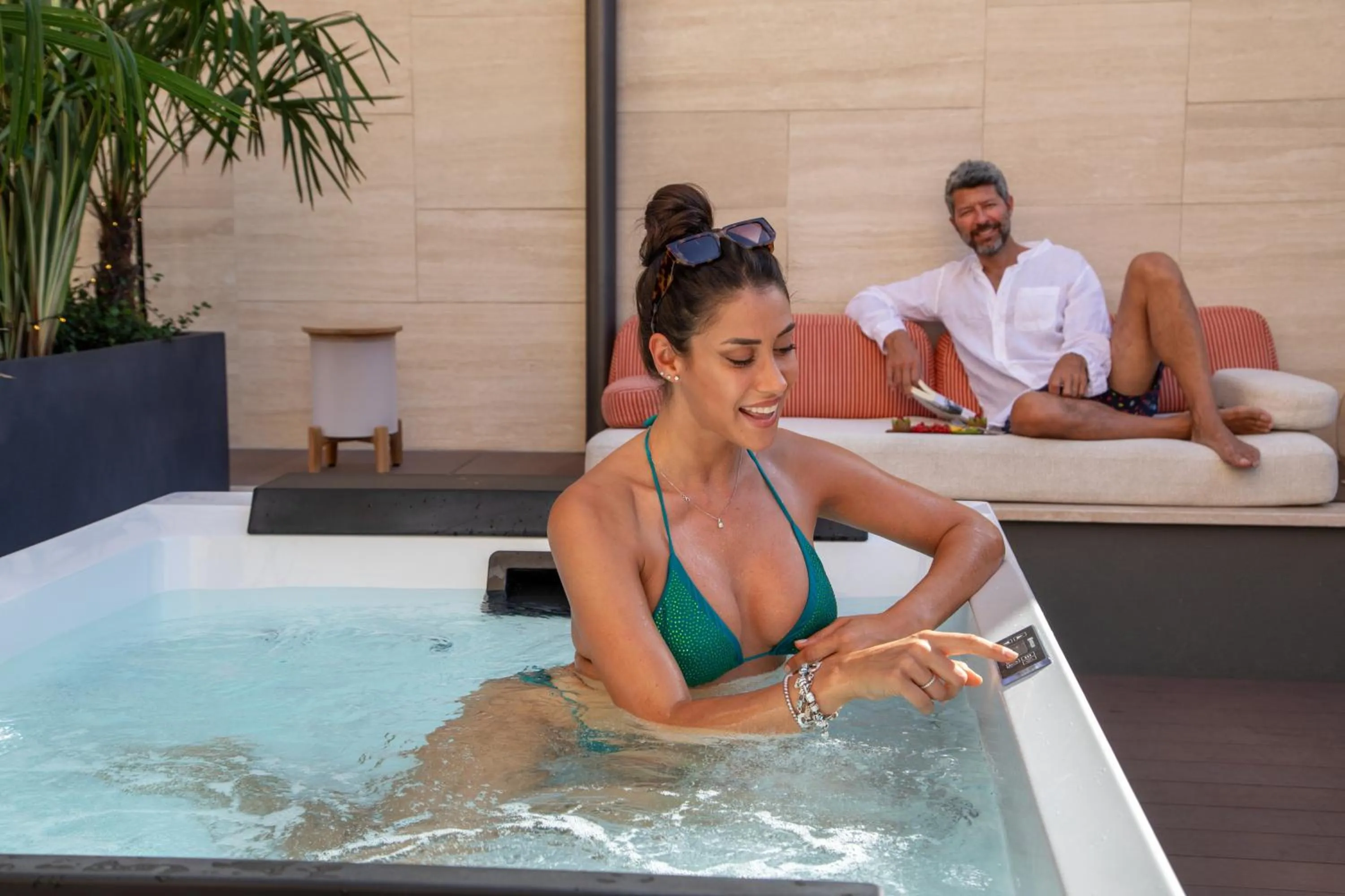 Swimming pool in The Spring House Hotel Rome Vatican, Tapestry Collection Hilton