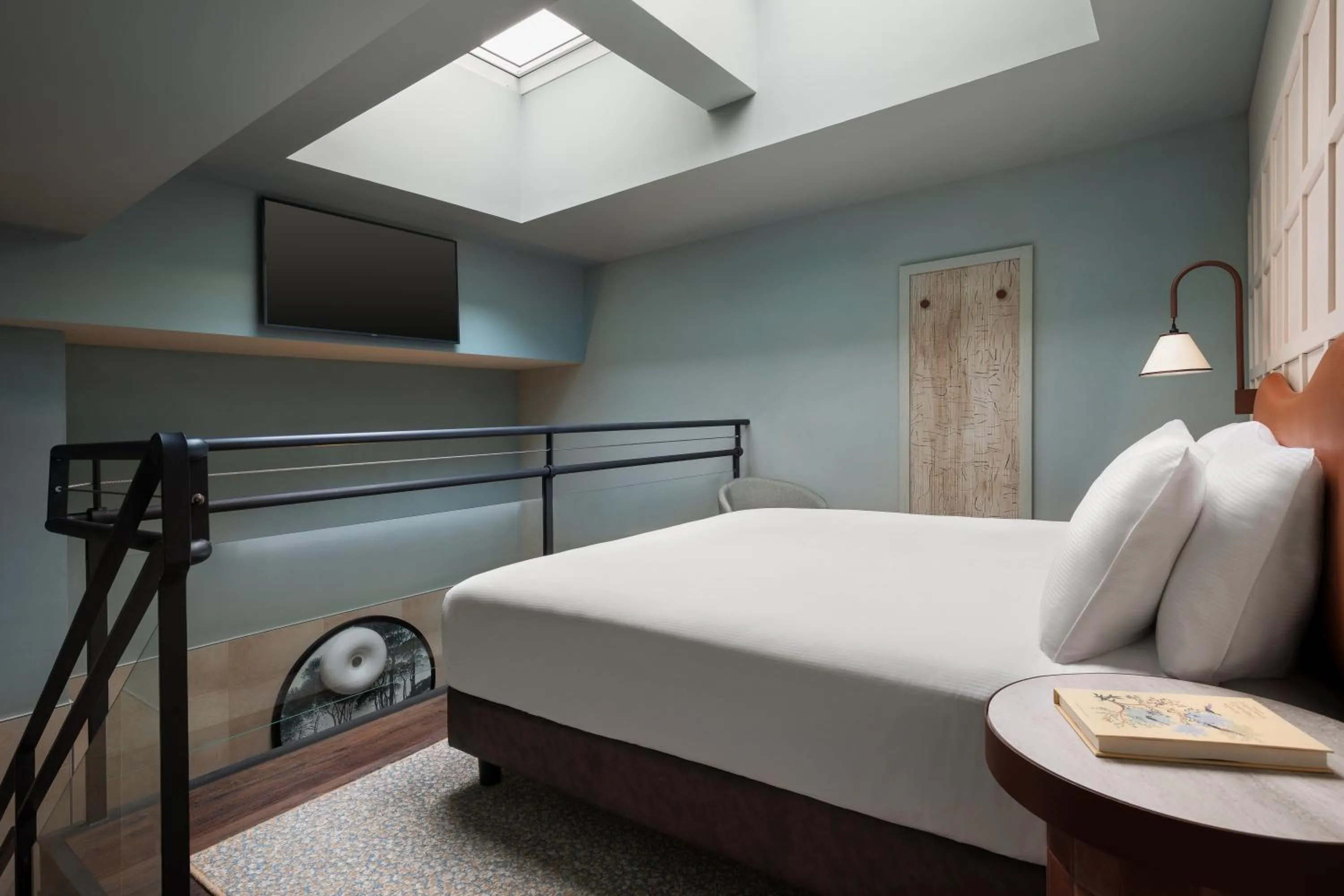 Bedroom, Bed in The Spring House Hotel Rome Vatican, Tapestry Collection Hilton