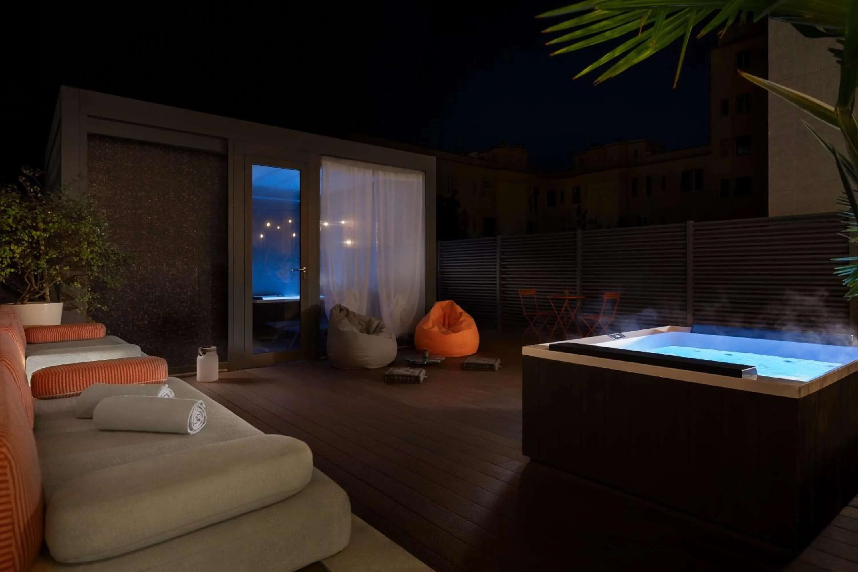 Patio in The Spring House Hotel Rome Vatican, Tapestry Collection Hilton