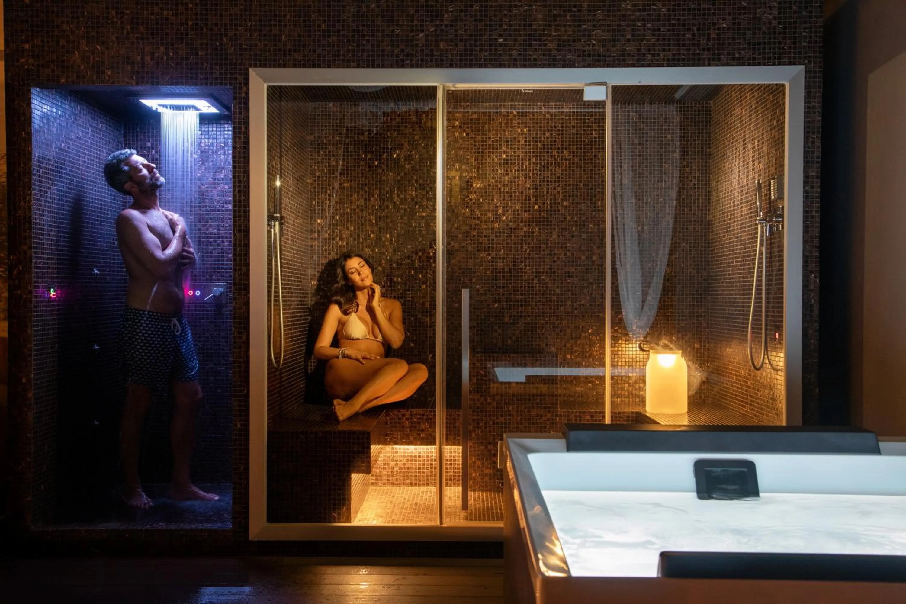 Spa and wellness centre/facilities in The Spring House Hotel Rome Vatican, Tapestry Collection Hilton