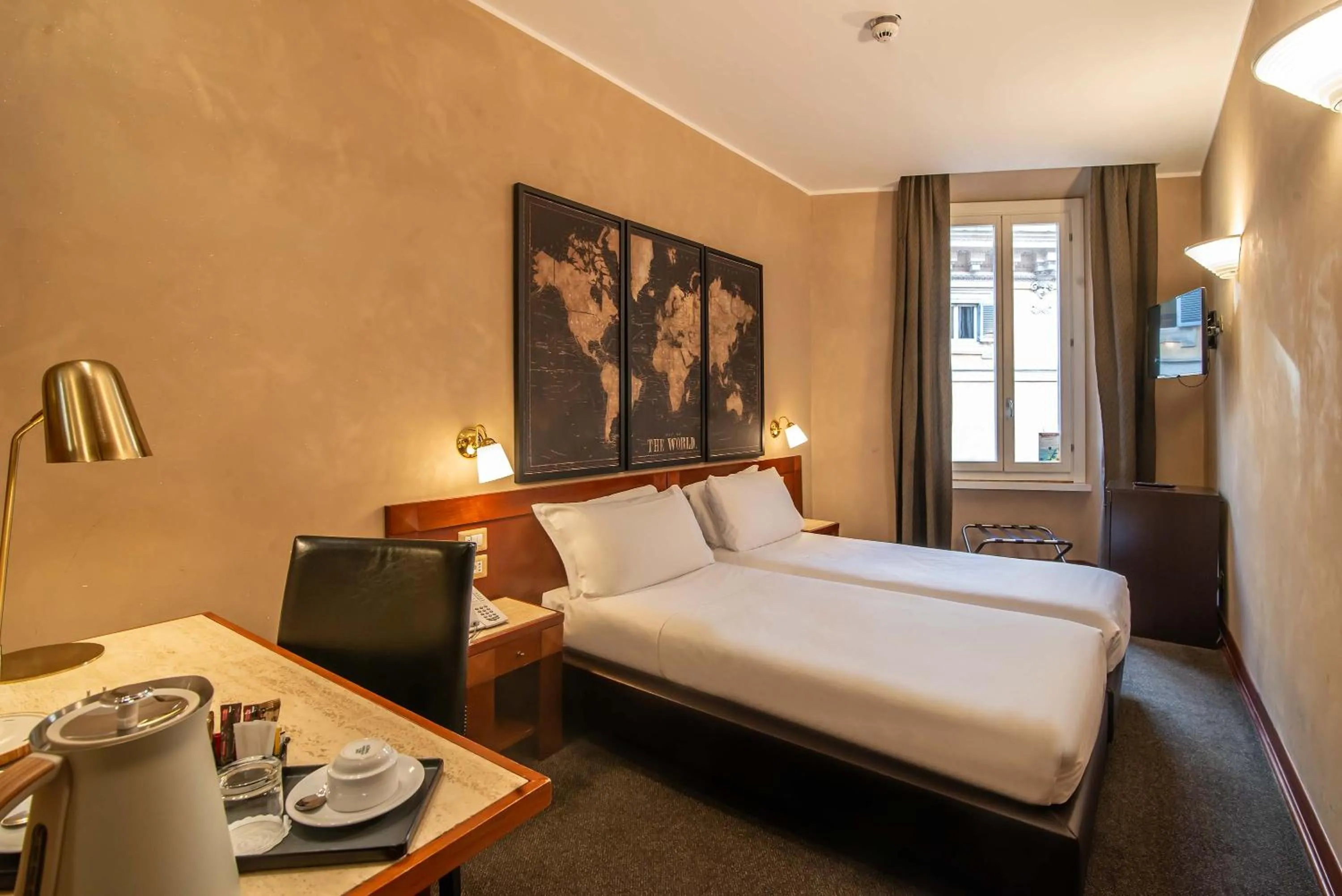 Bed in Hotel Accademia