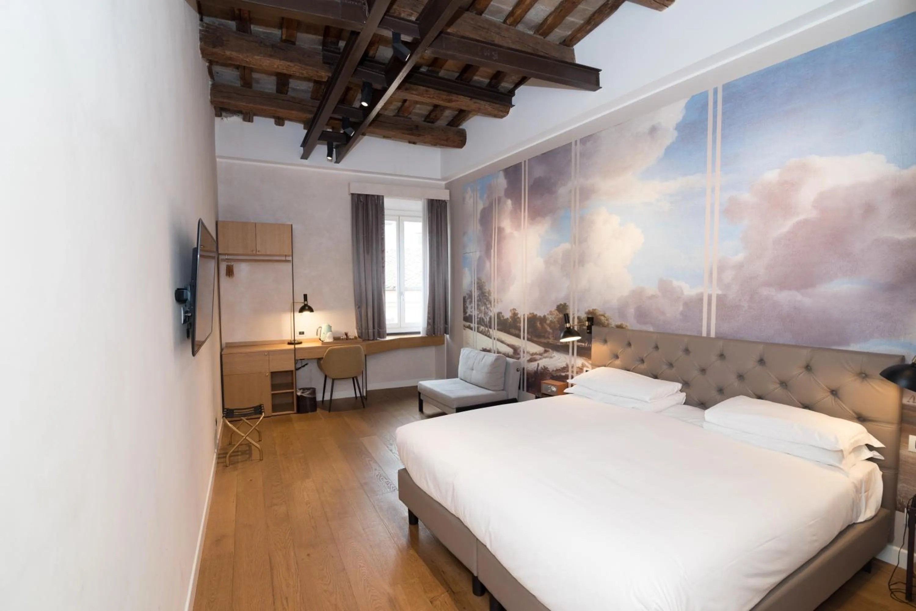 Bed in Hotel Accademia