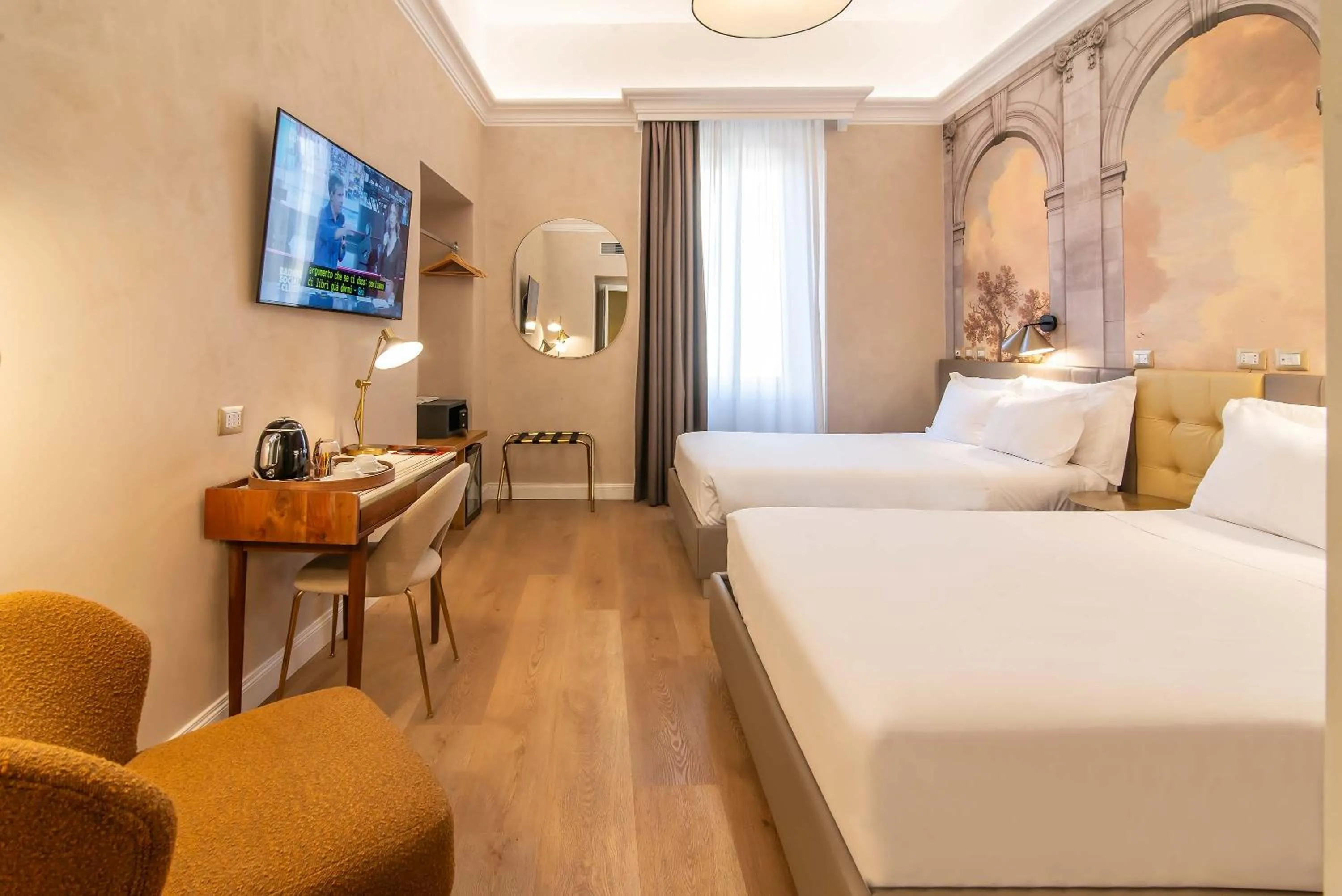 Bed in Hotel Accademia