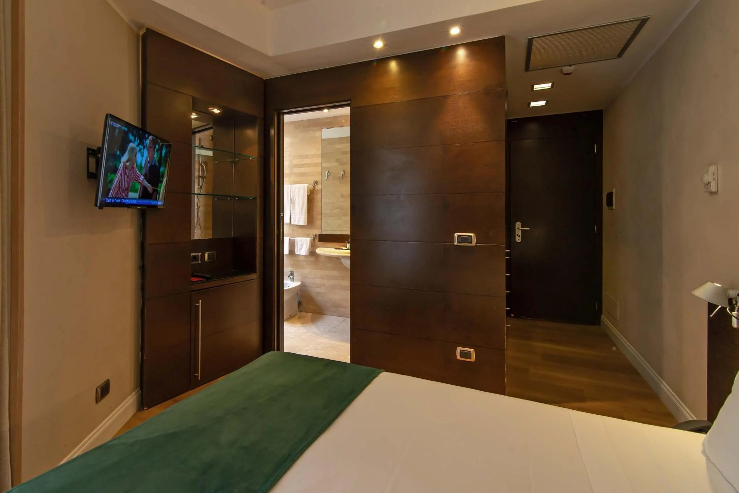 Decorative detail, Bed in Hotel Accademia