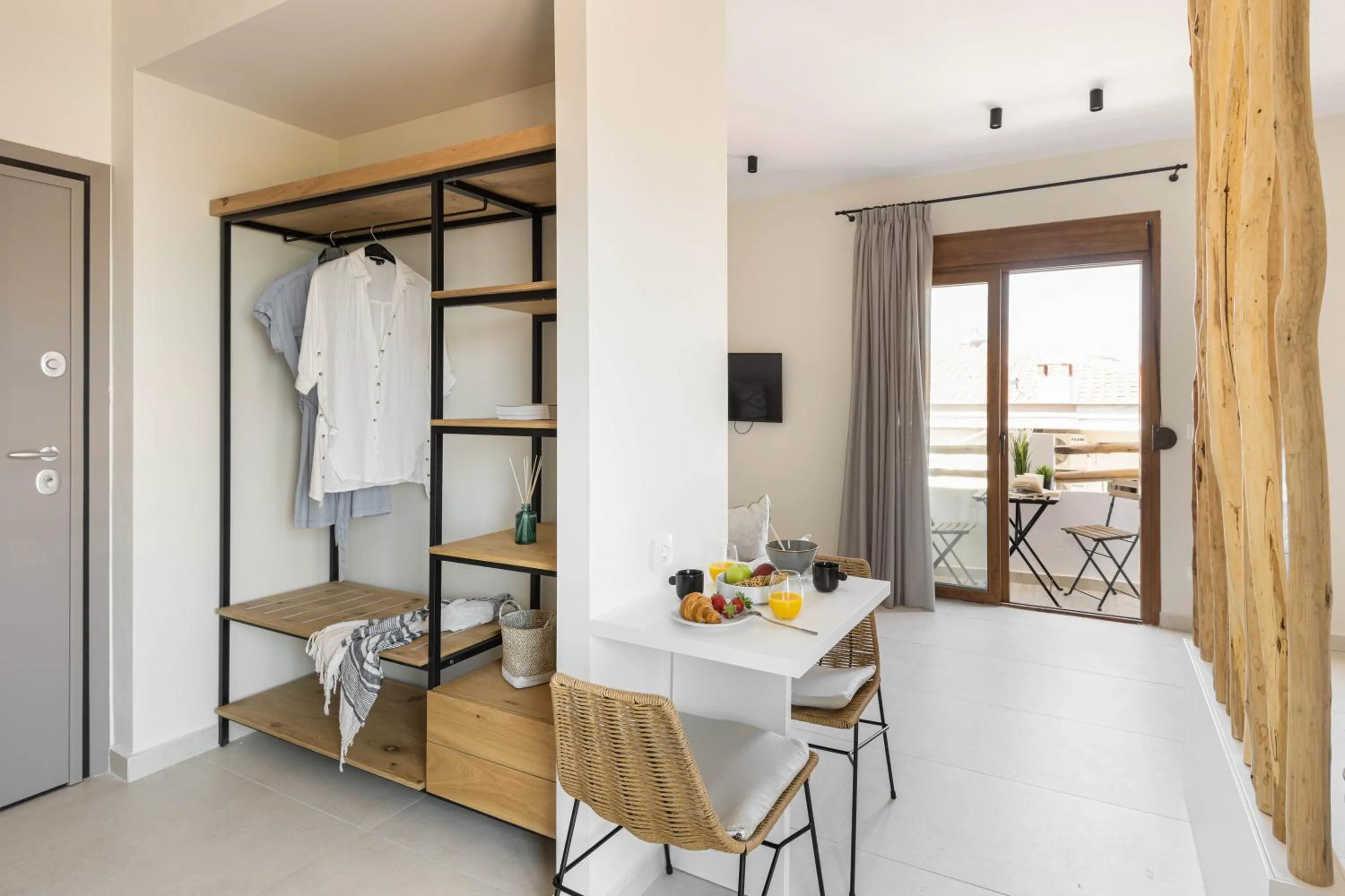 Seating area in Palm Residences