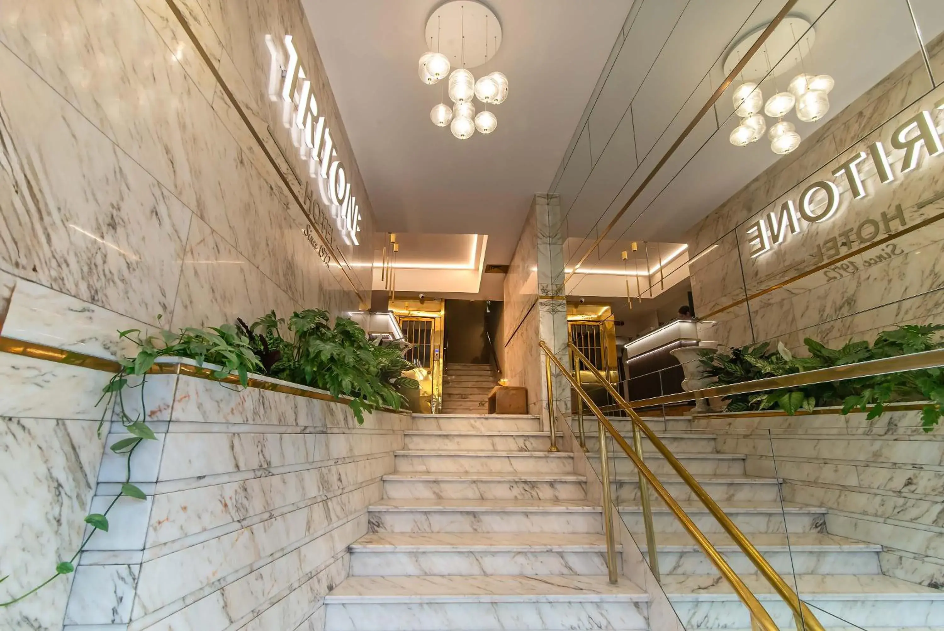 Property building in Hotel Tritone Property building in Hotel Tritone