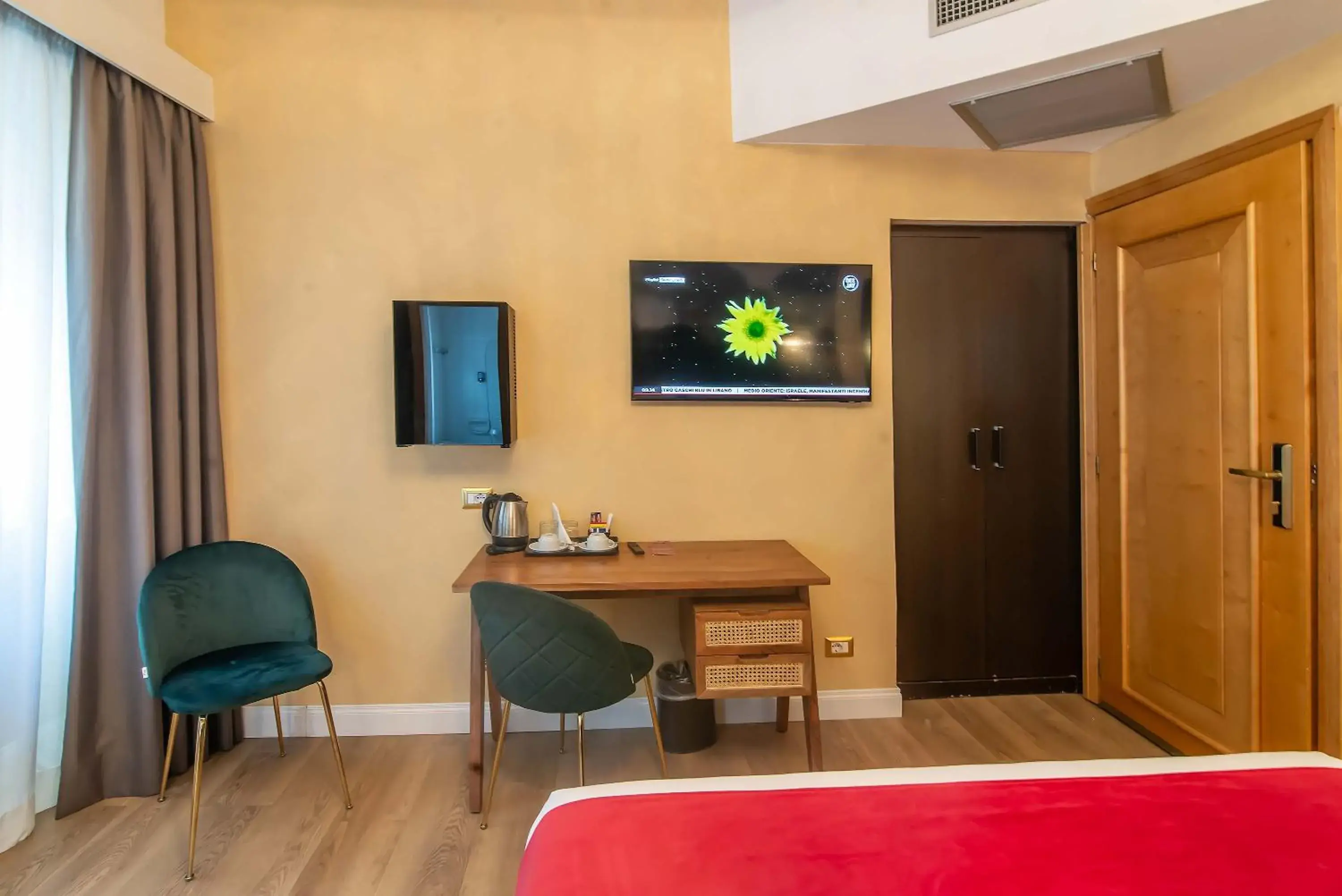 Decorative detail, Bed in Hotel Tritone Decorative detail, Bed in Hotel Tritone