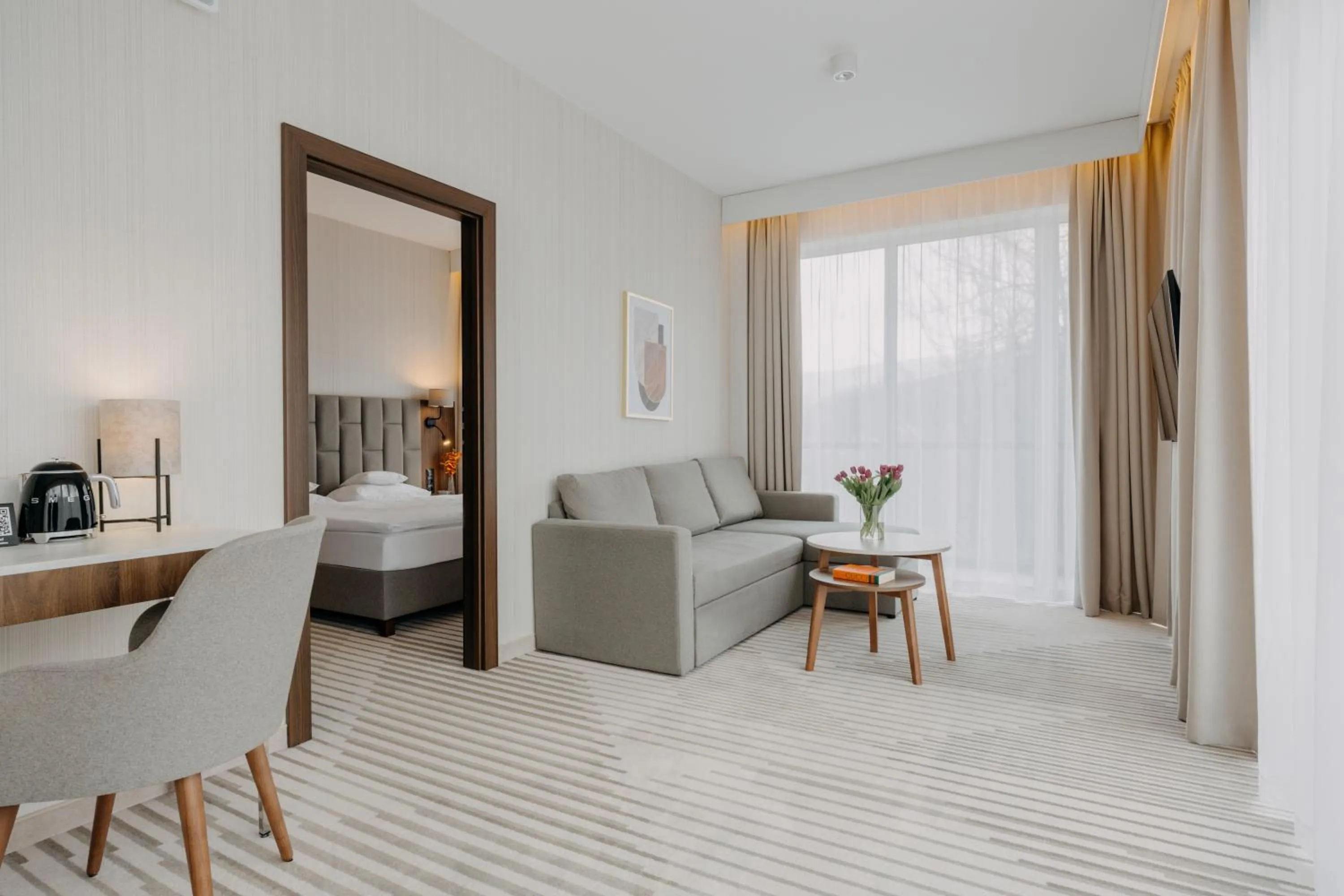 Bed in Elements Hotel&Spa