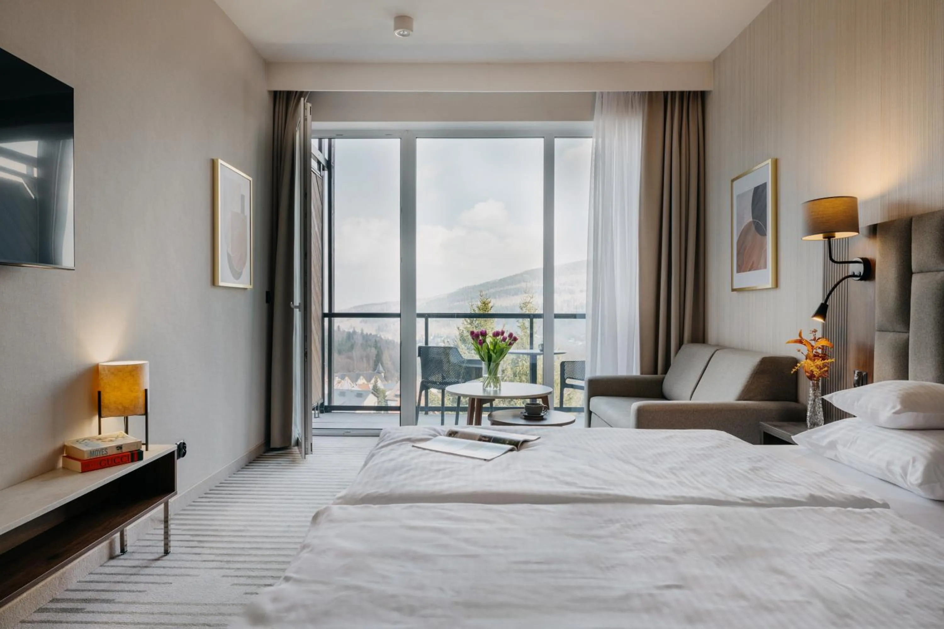 Bed in Elements Hotel&Spa