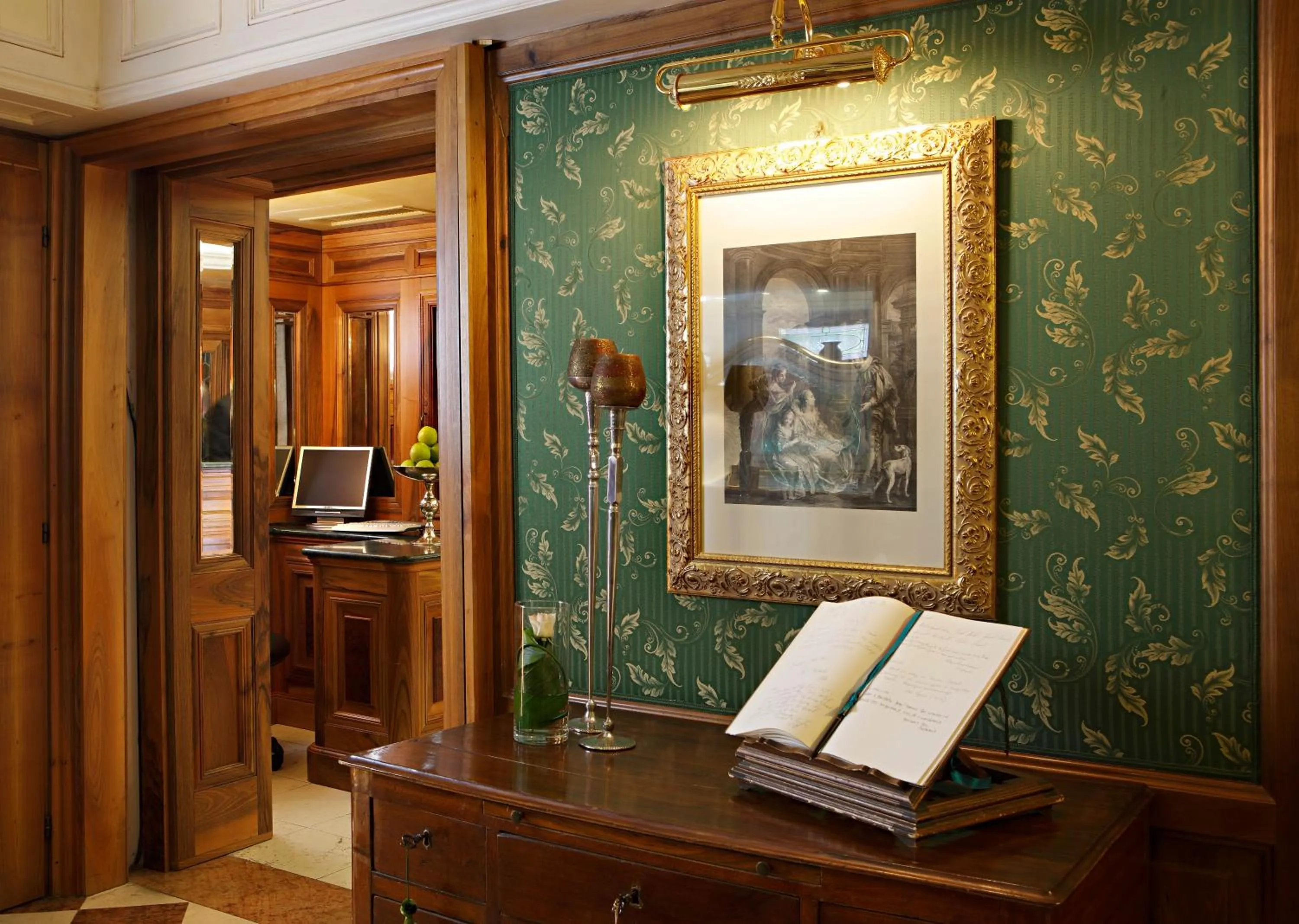 Lobby or reception in Hotel Santa Marina