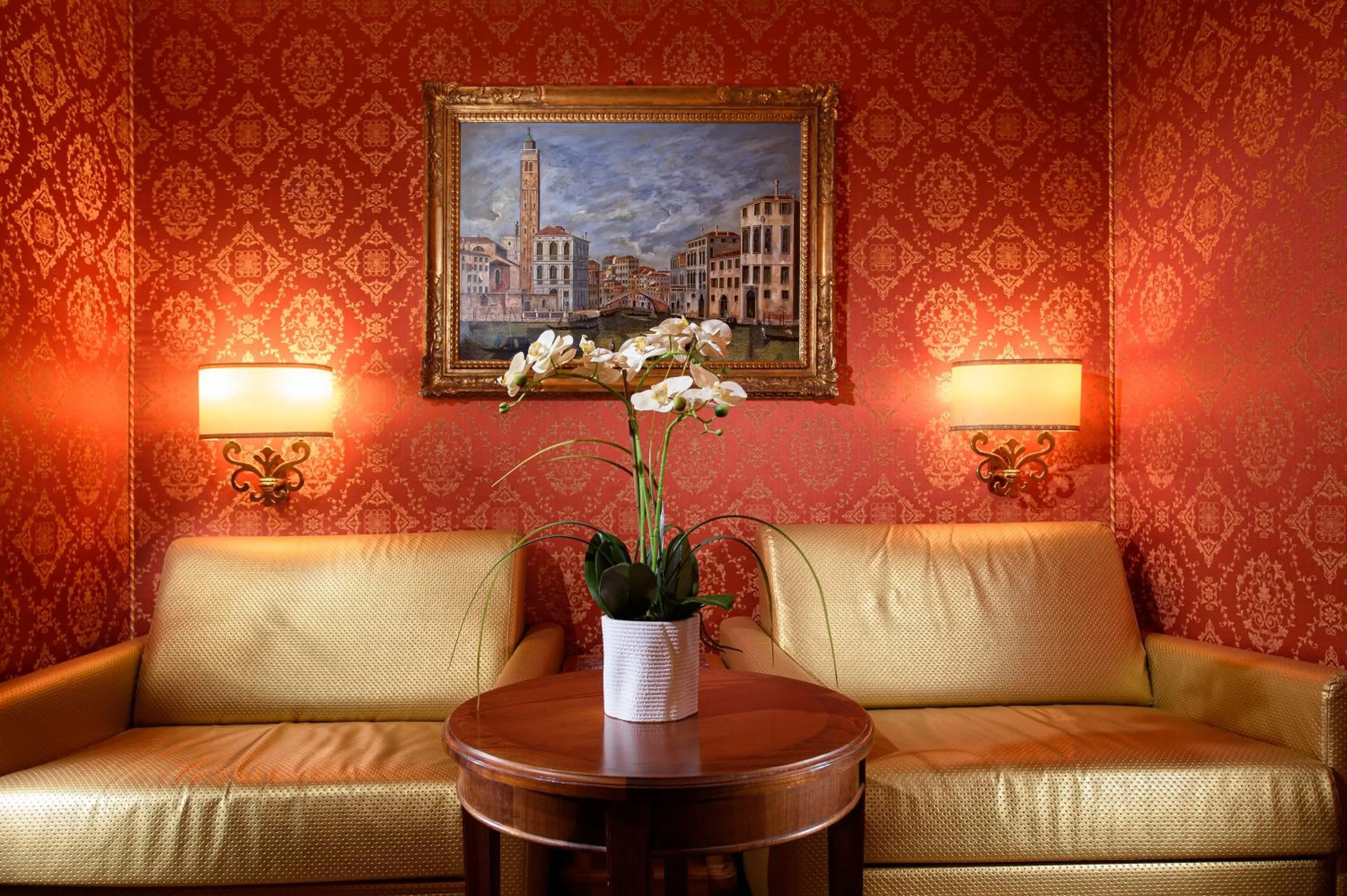 Seating area in Hotel Santa Marina