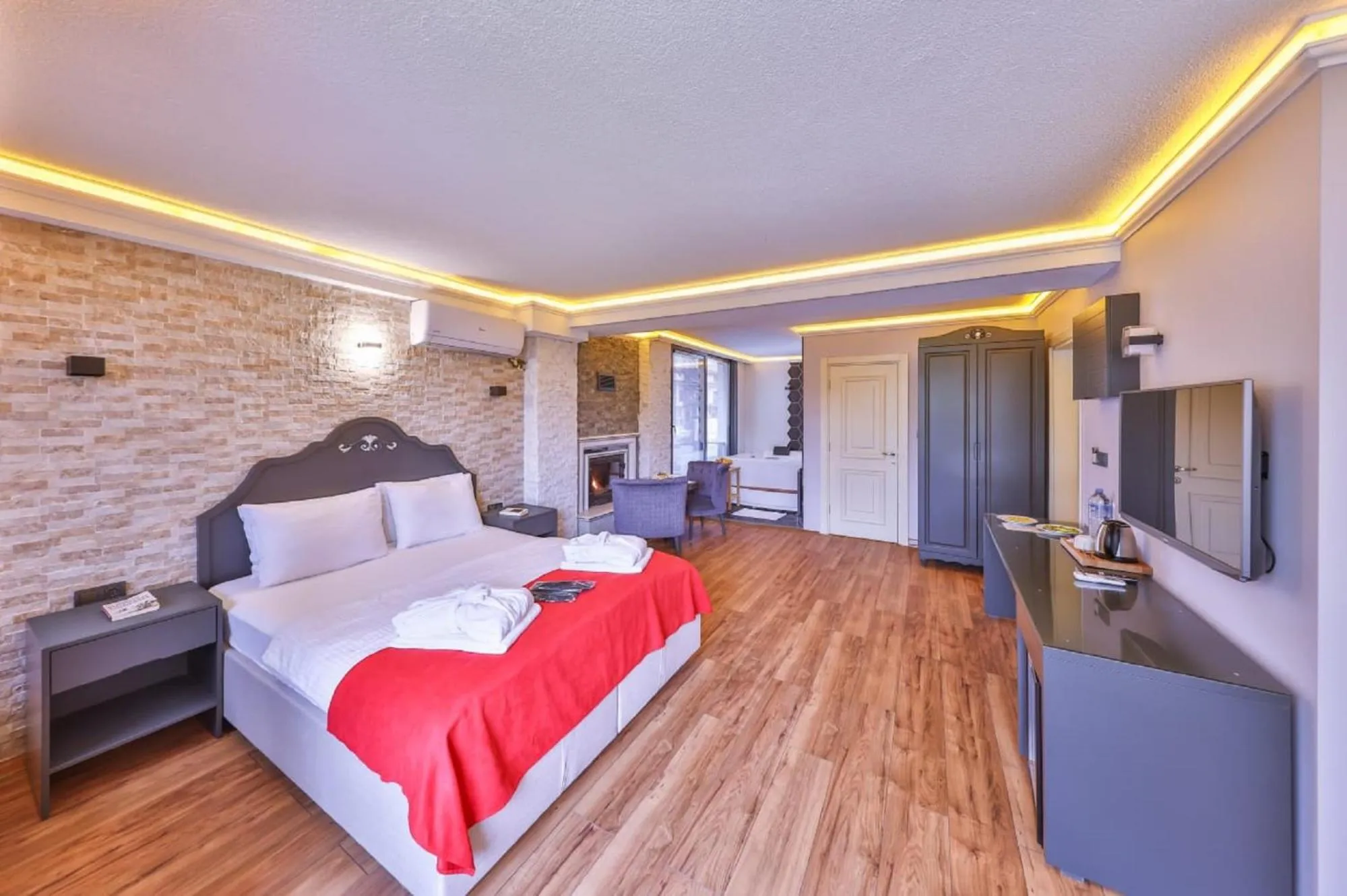 Living room, Bed in Ağva Pieria Luxury Hotel Plus 16