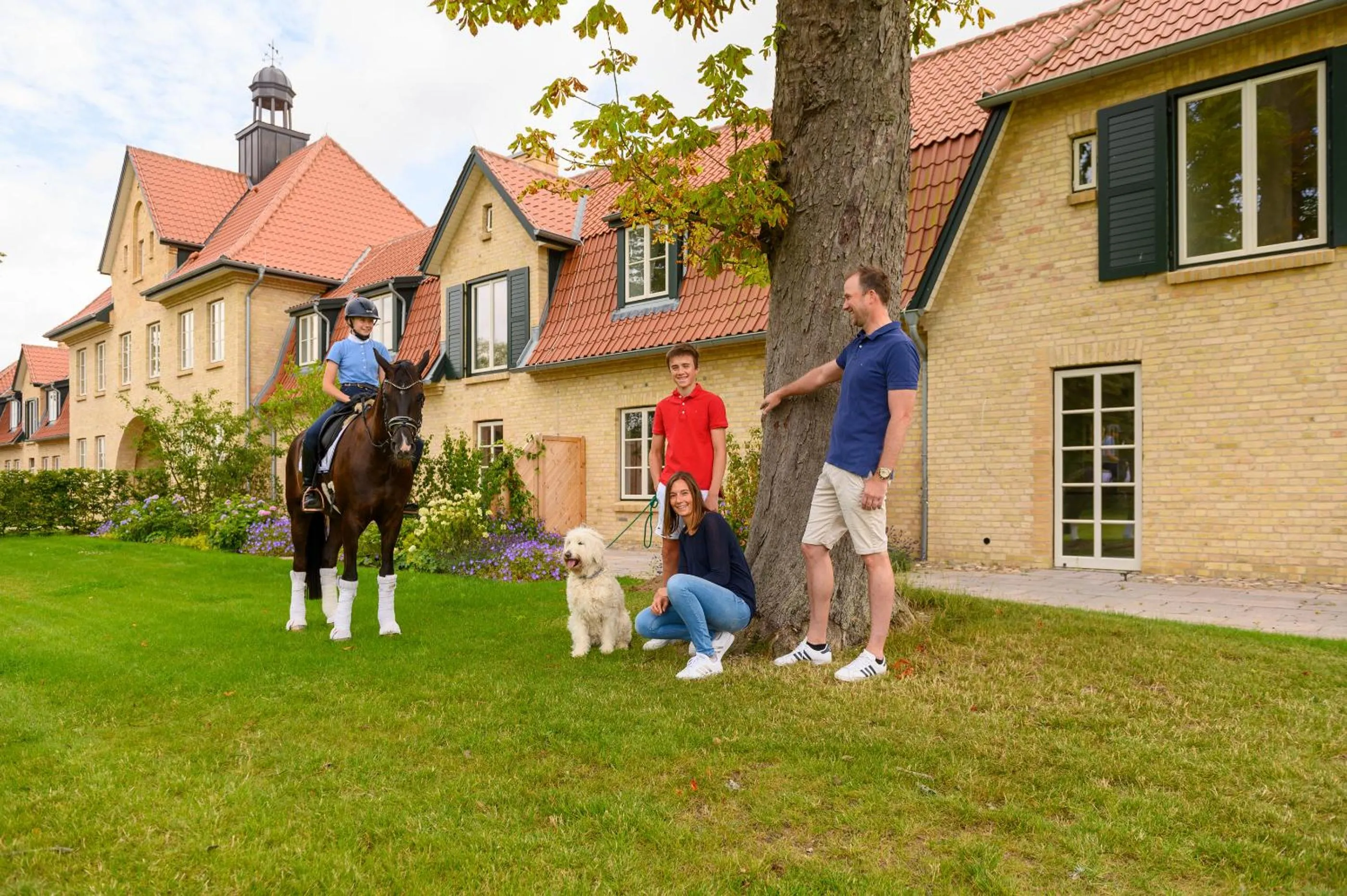 Horse-riding in Hotel Gut Immenhof