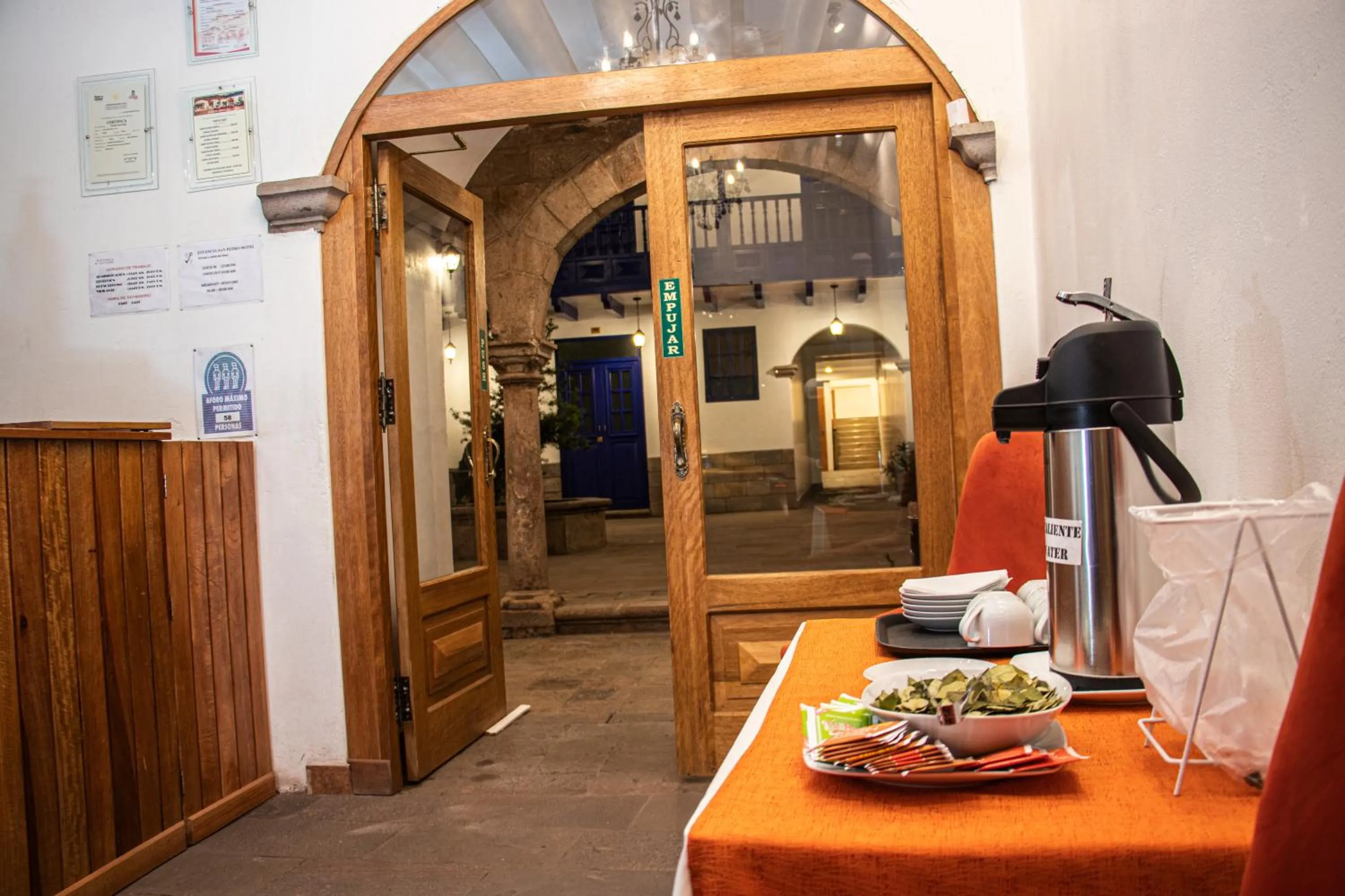 Lobby or reception in Estancia San Pedro Hotel