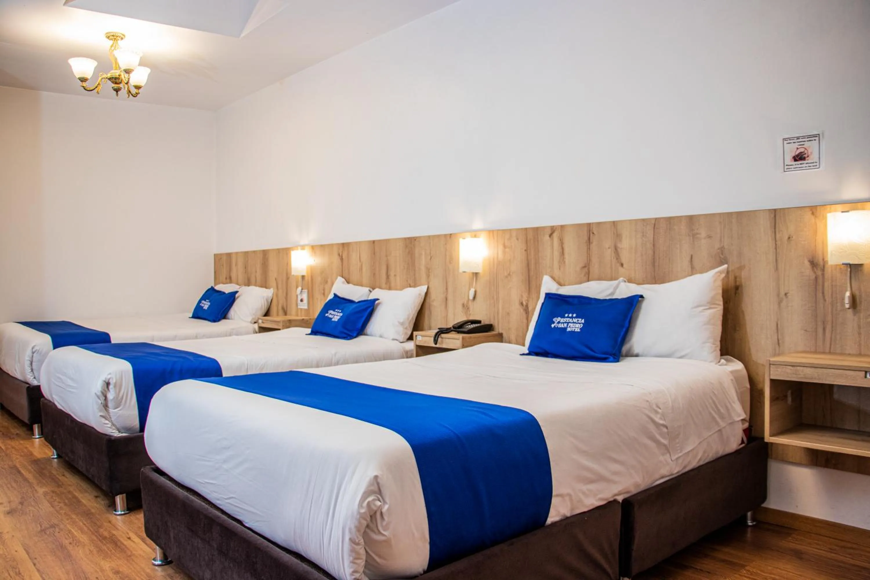 Bed in Estancia San Pedro Hotel