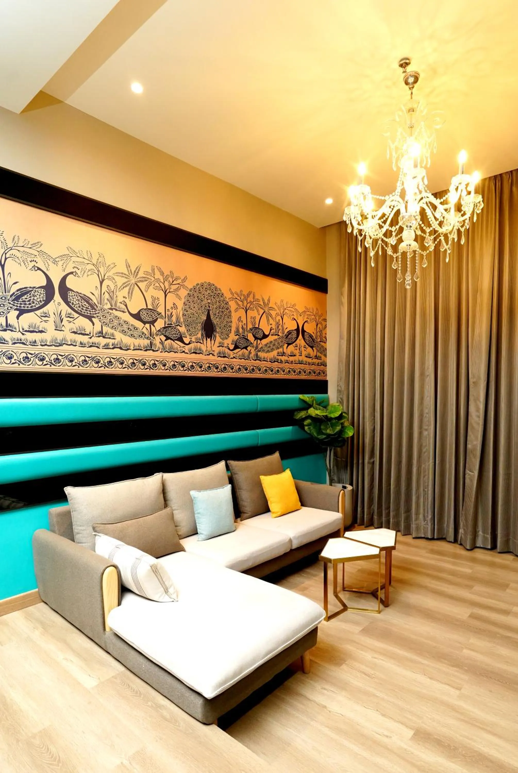 Seating area in The Nest Luxury Resort