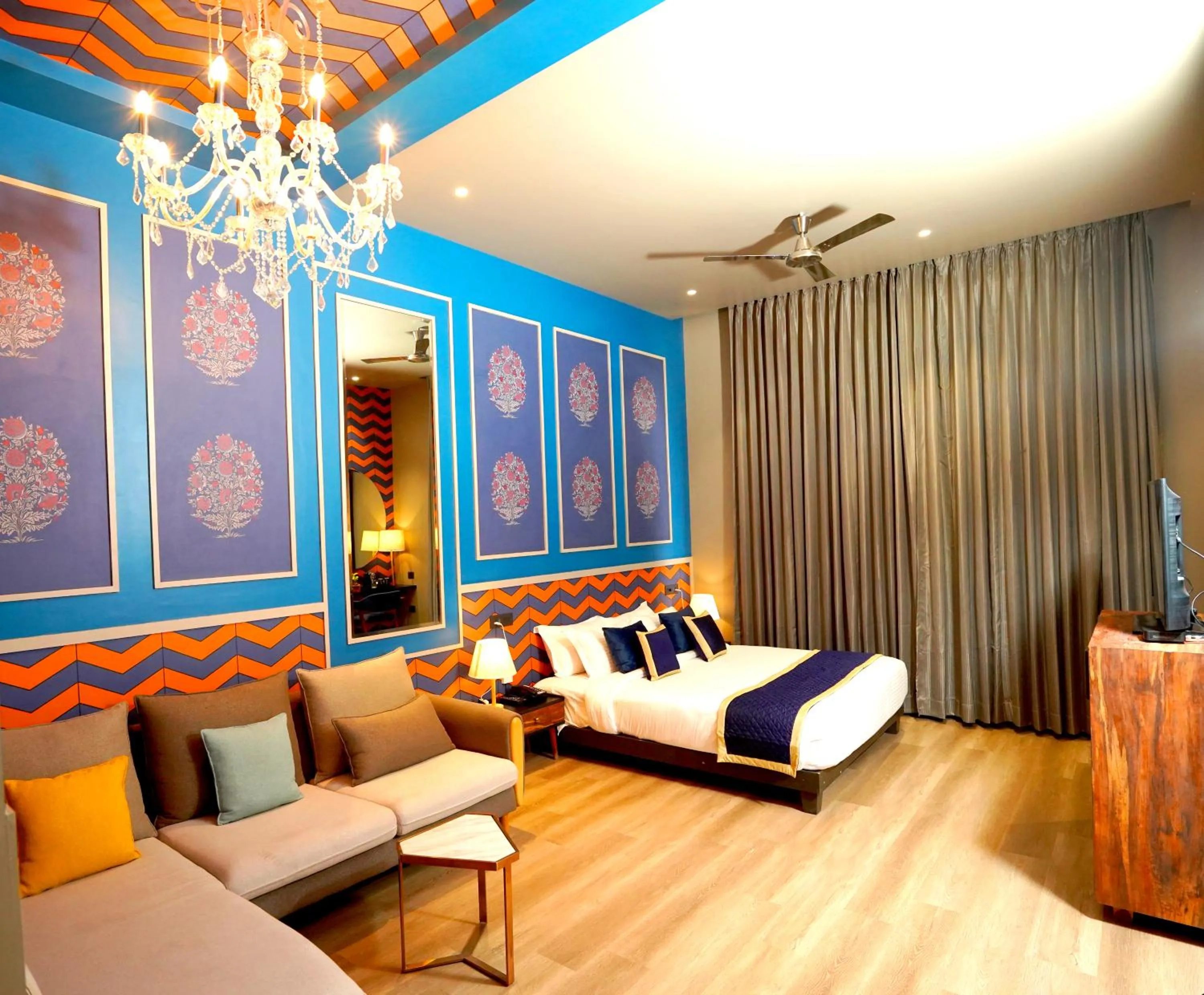 Seating area in The Nest Luxury Resort