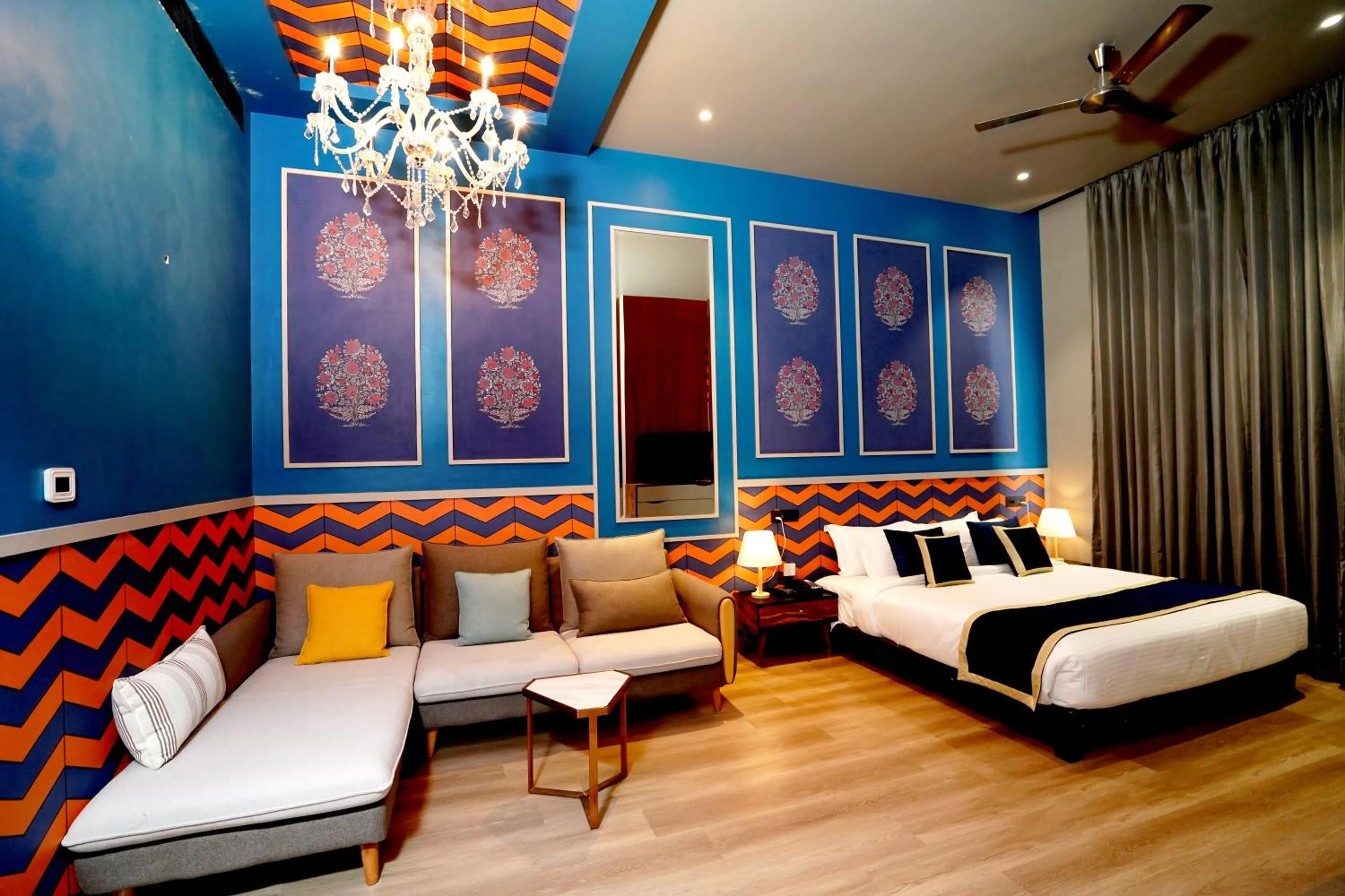 Seating area in The Nest Luxury Resort