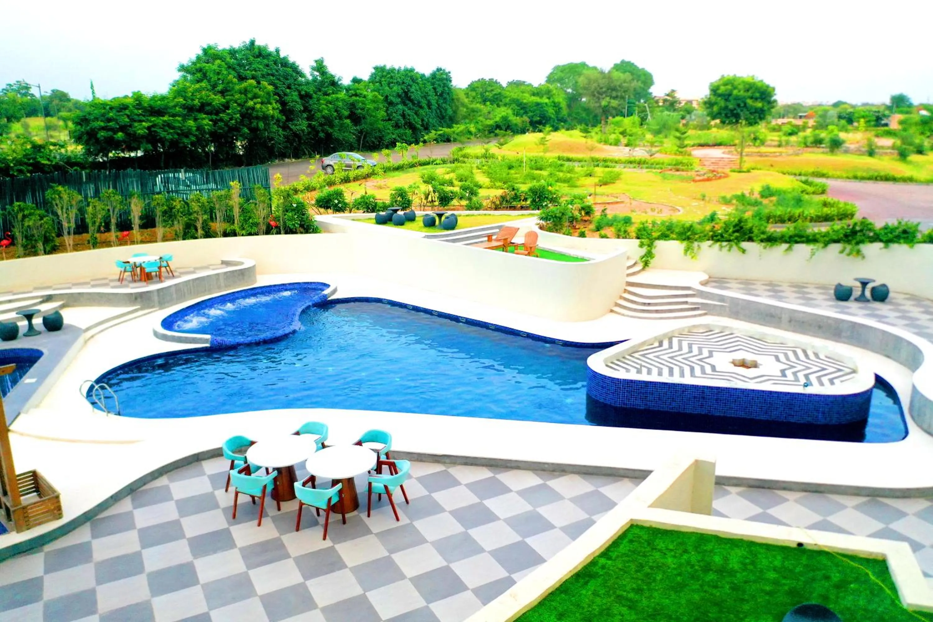 Swimming pool in The Nest Luxury Resort