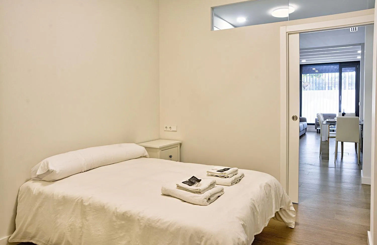 Bed in Apartamento de dos dormitorios en Triana