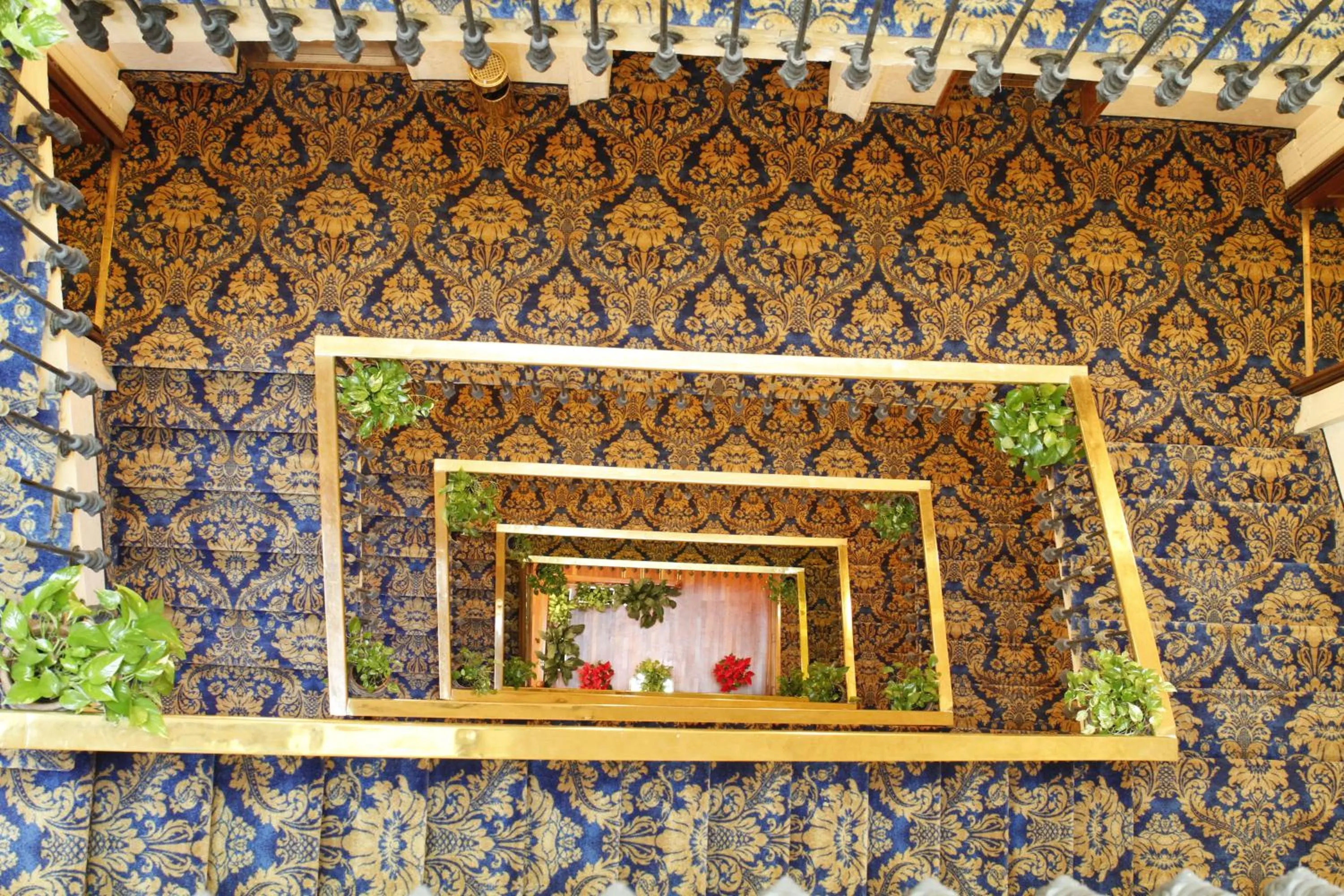 Decorative detail in Hotel Pace Helvezia