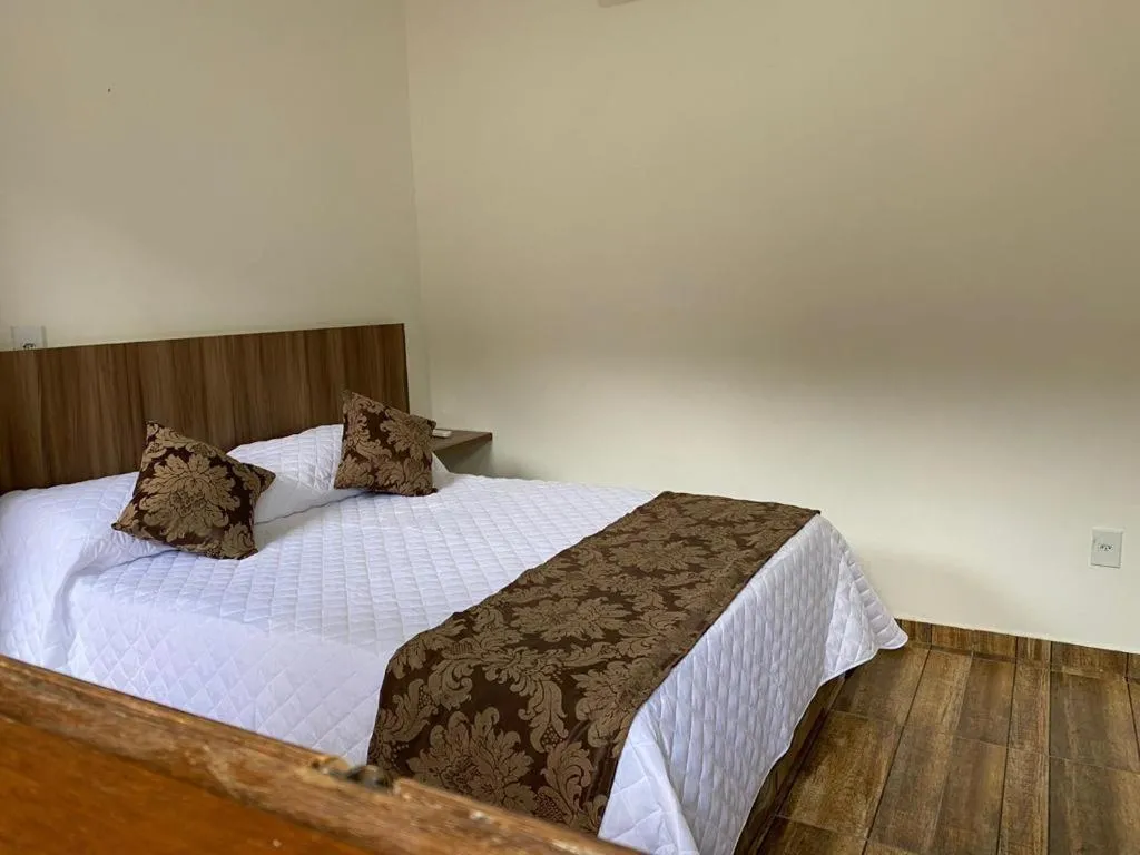 Bed in Pousada da Villa
