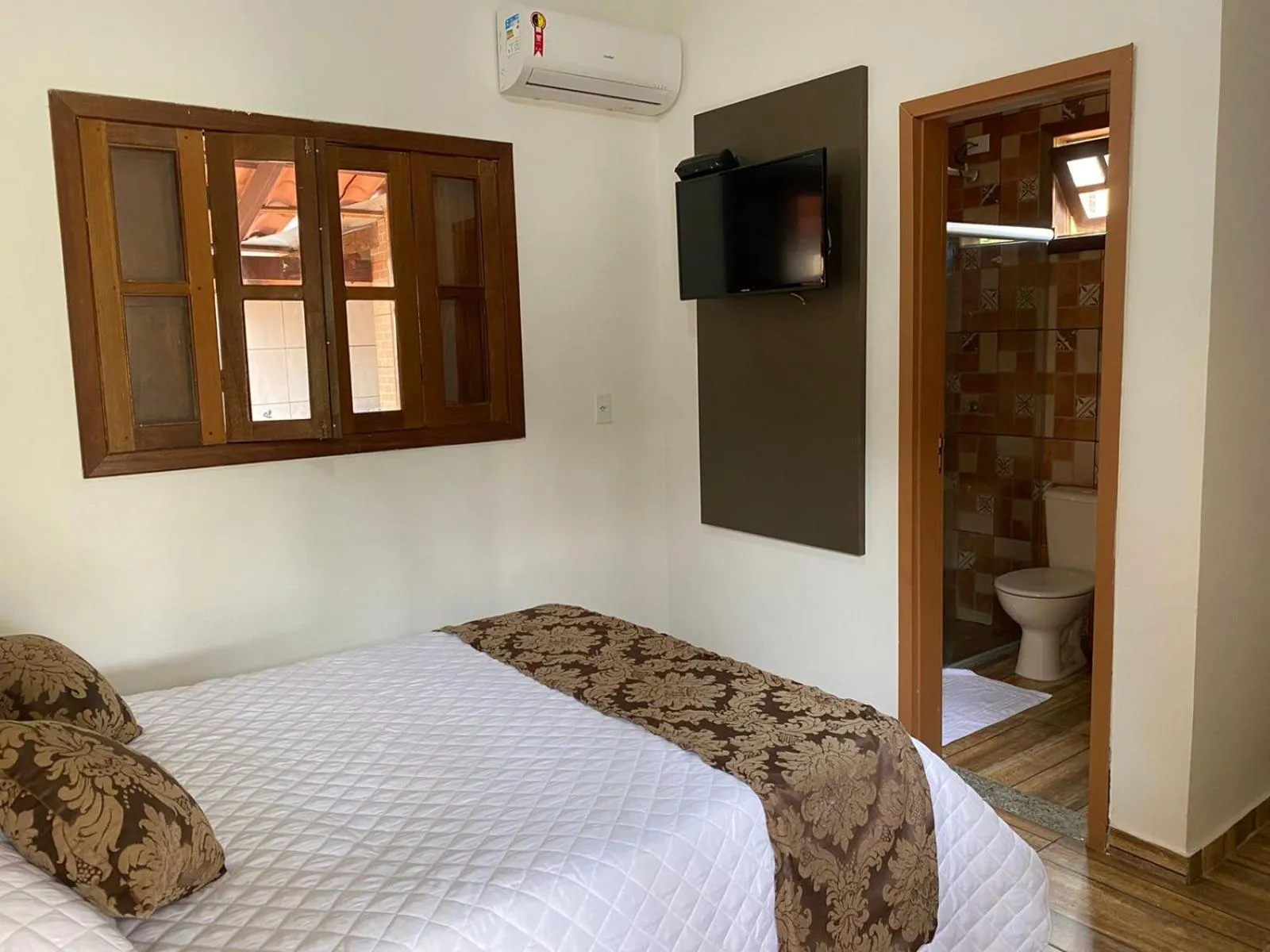 Bed in Pousada da Villa