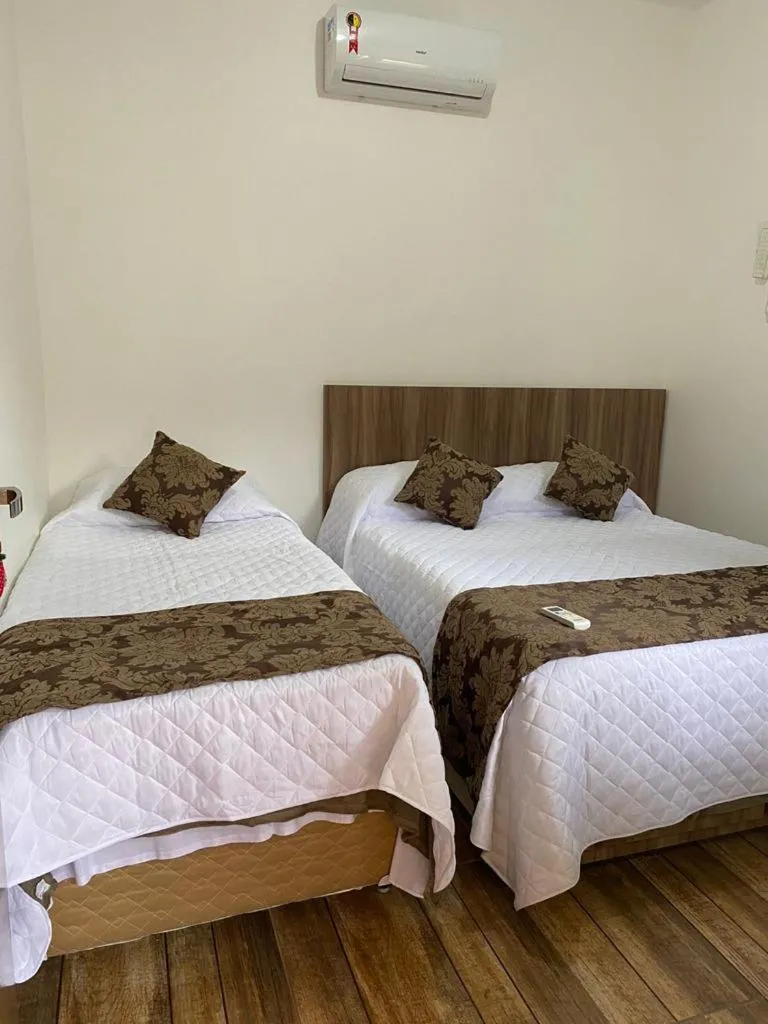 Bed in Pousada da Villa