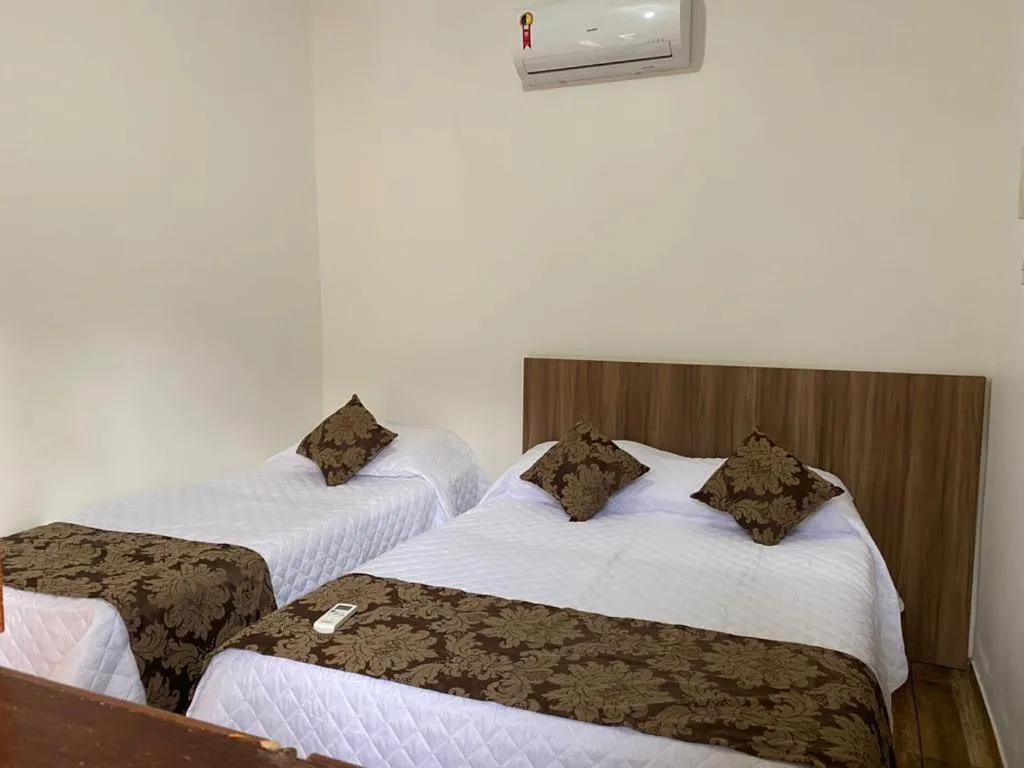 Bed in Pousada da Villa