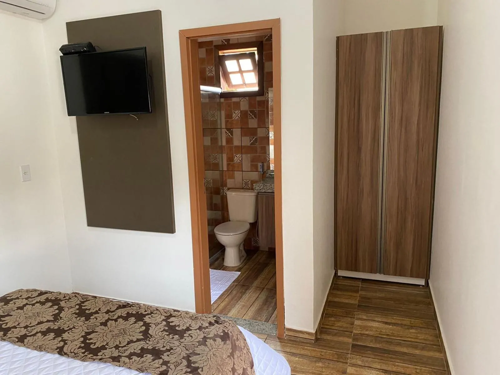 Bed in Pousada da Villa