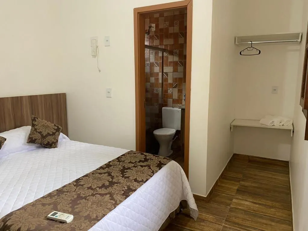 Bed in Pousada da Villa