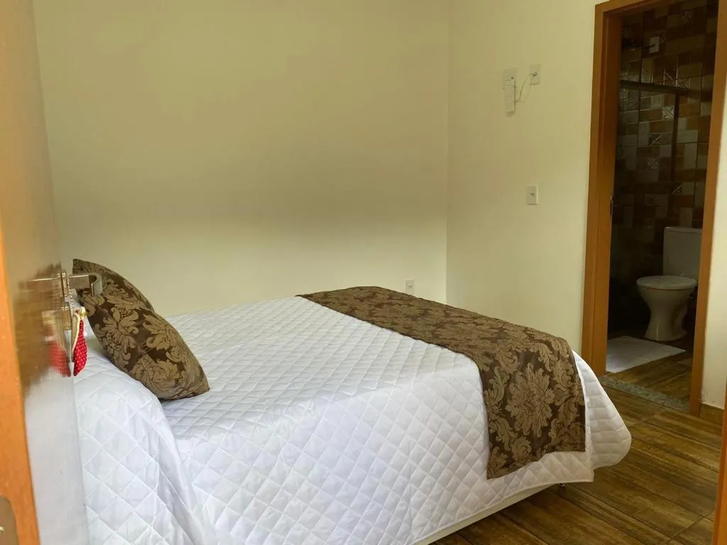 Bed in Pousada da Villa