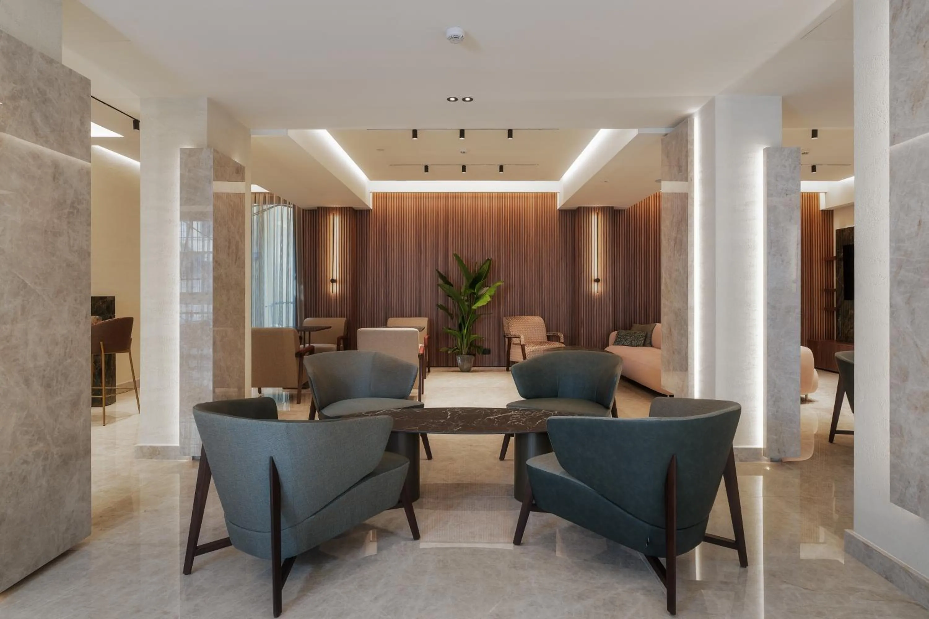 Lobby or reception in Hotel Mozart