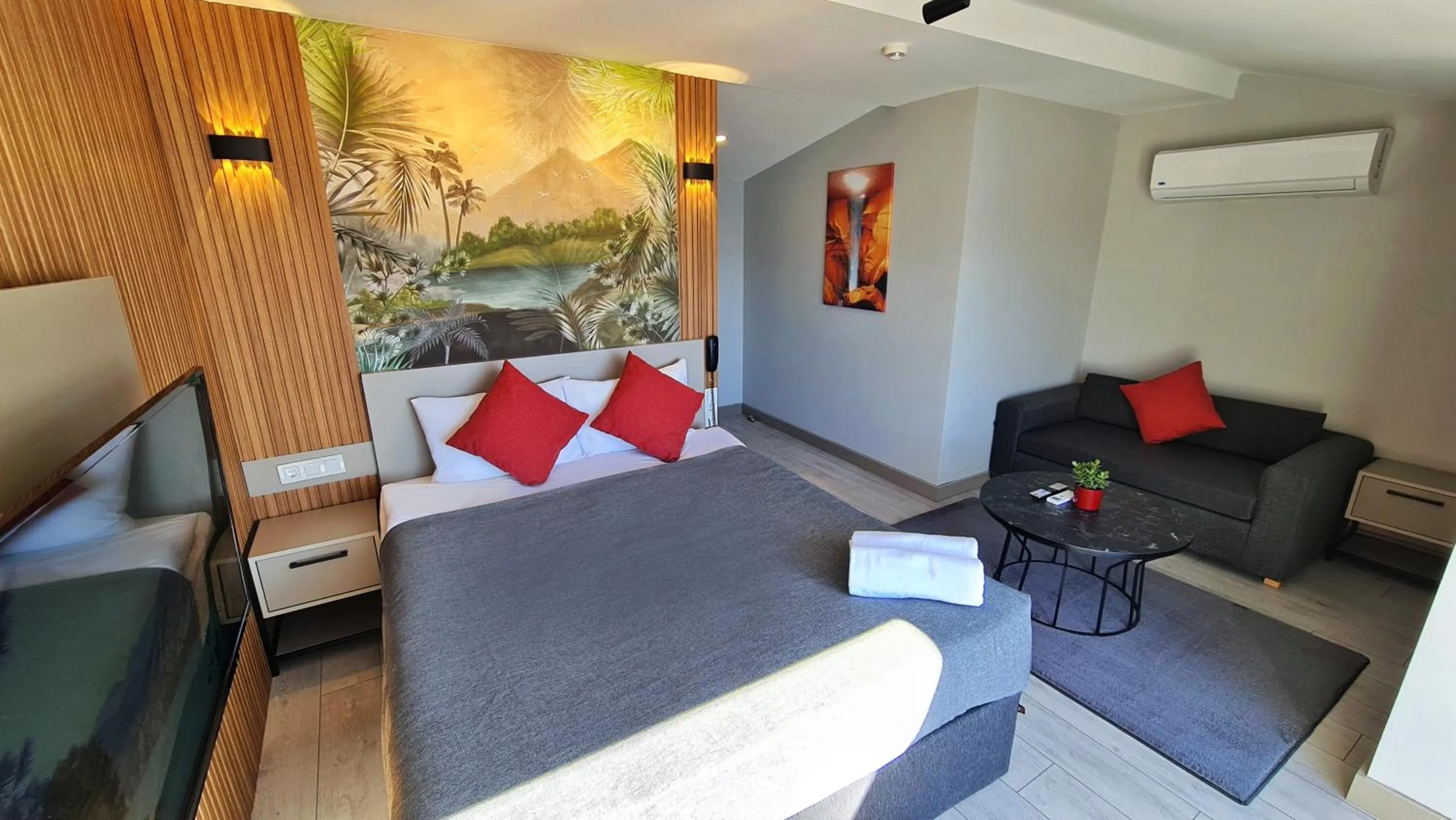 Bed in Letstay Panorama Suites
