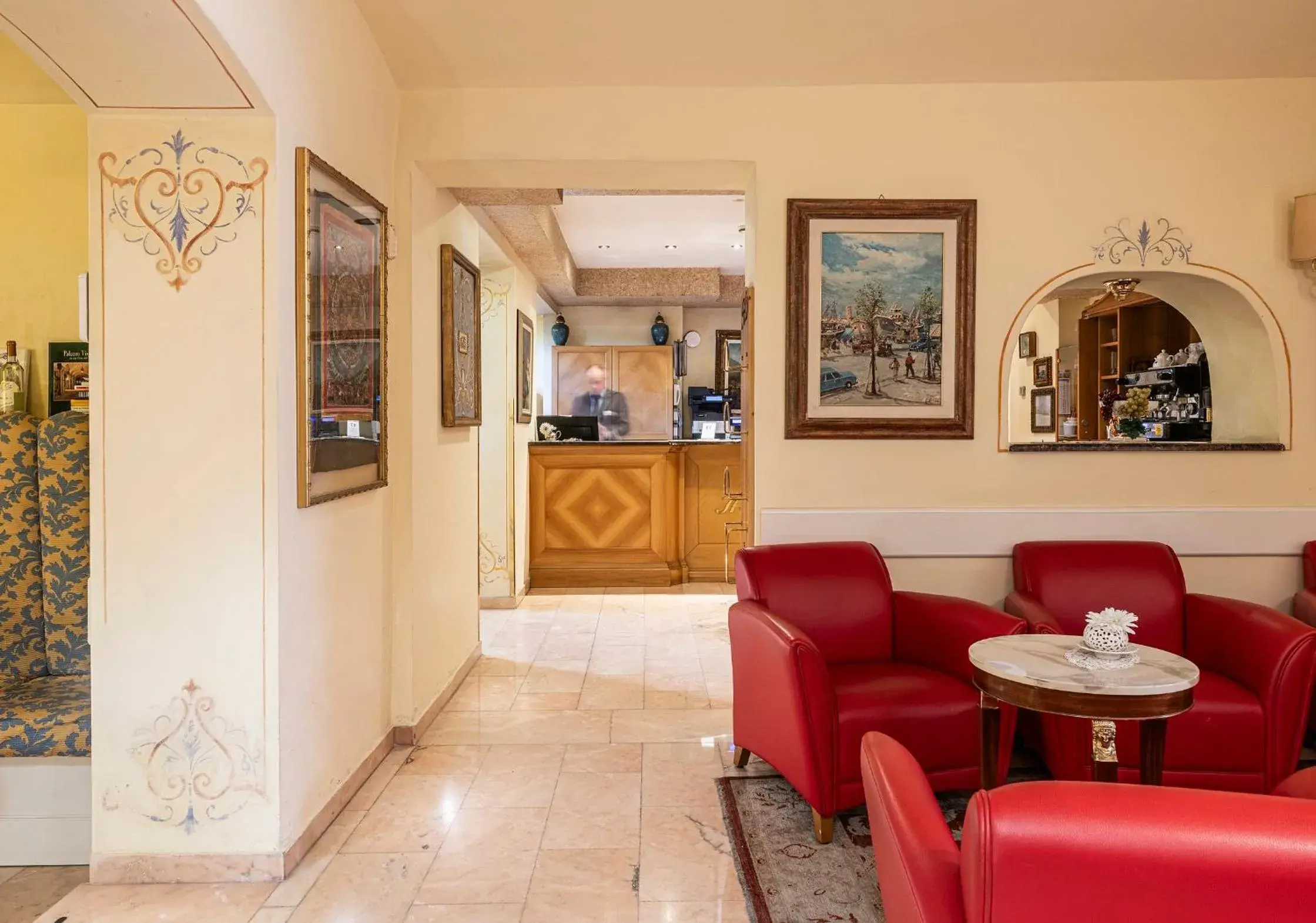 Lobby or reception in Boutique Hotel Dieci Lobby or reception in Boutique Hotel Dieci