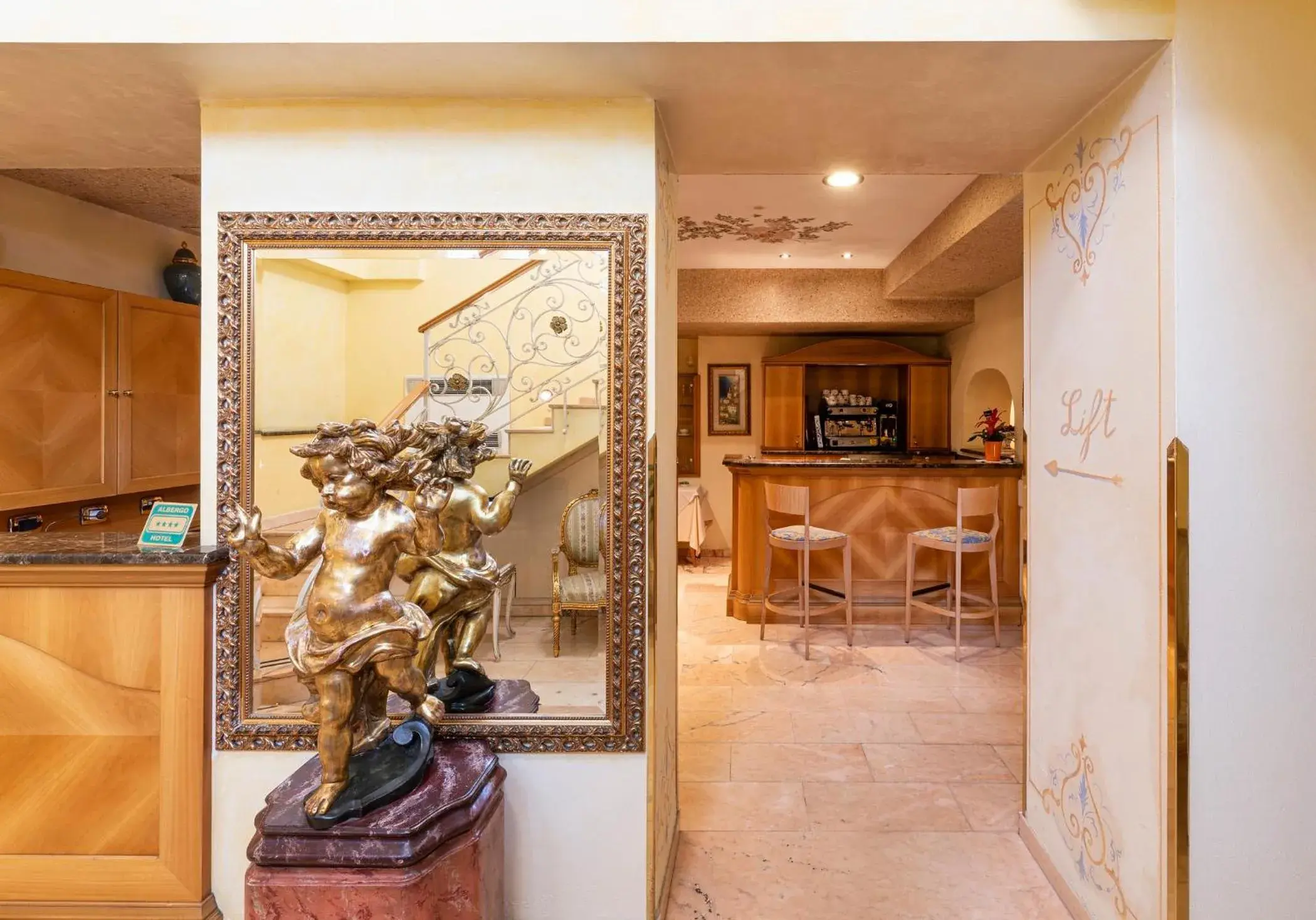 Lobby or reception in Boutique Hotel Dieci Lobby or reception in Boutique Hotel Dieci