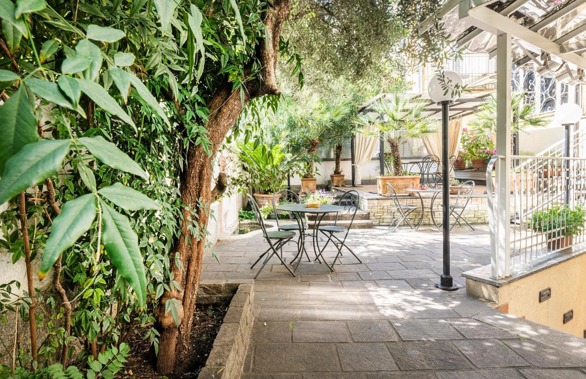 Garden view in Boutique Hotel Dieci