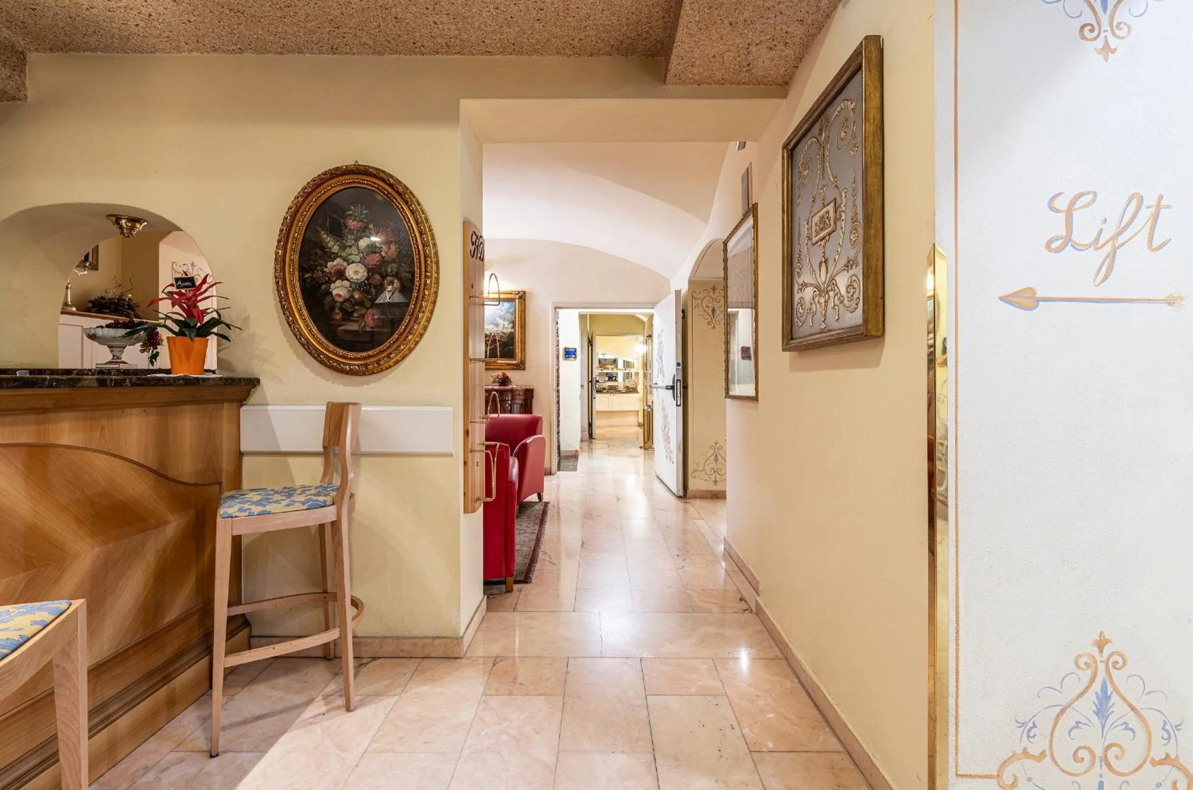 Lobby or reception in Boutique Hotel Dieci
