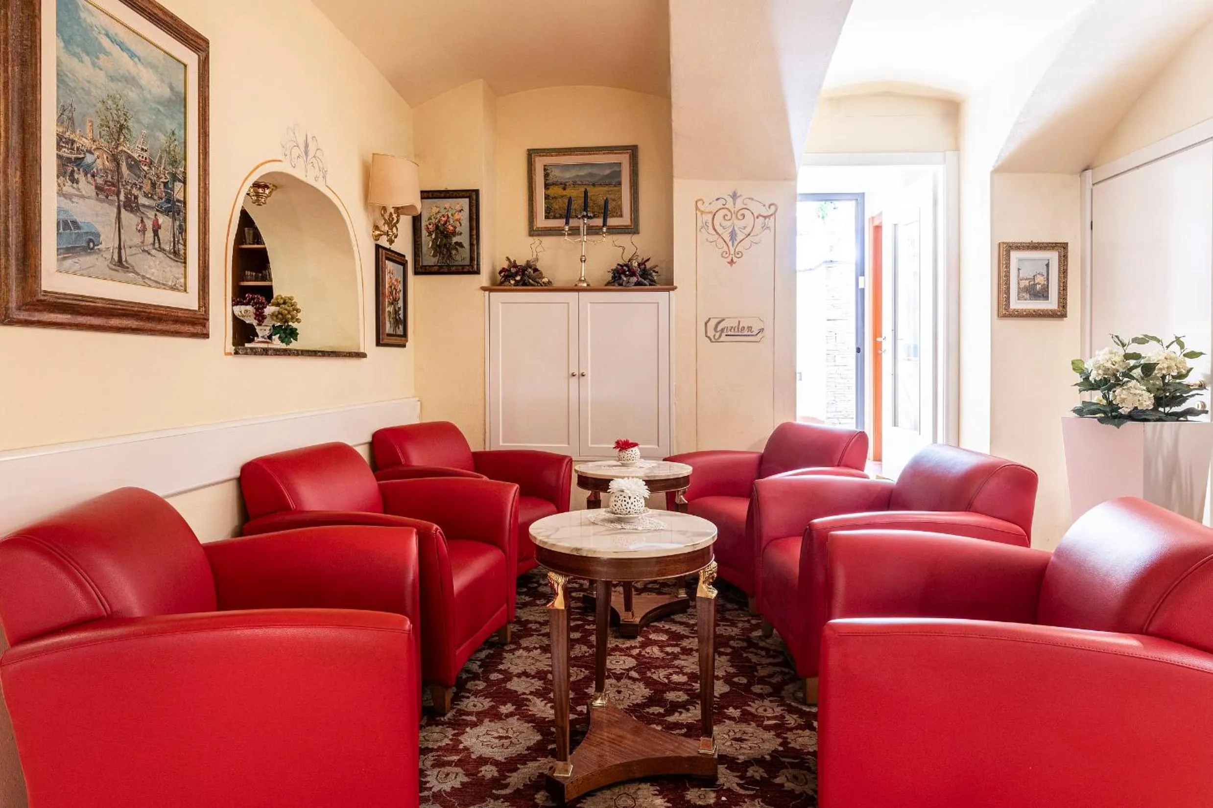 Lobby or reception in Boutique Hotel Dieci