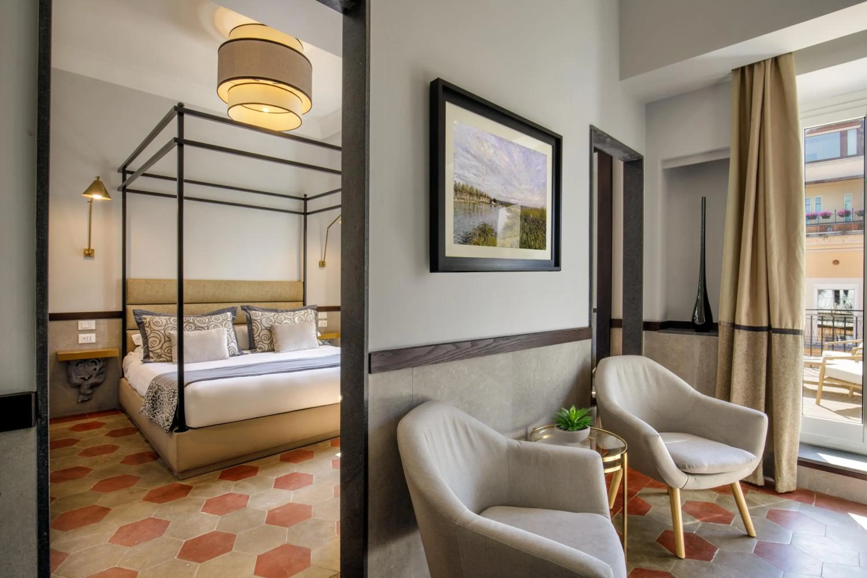 Photo of the whole room, Bed in Flâneur Suites Corso