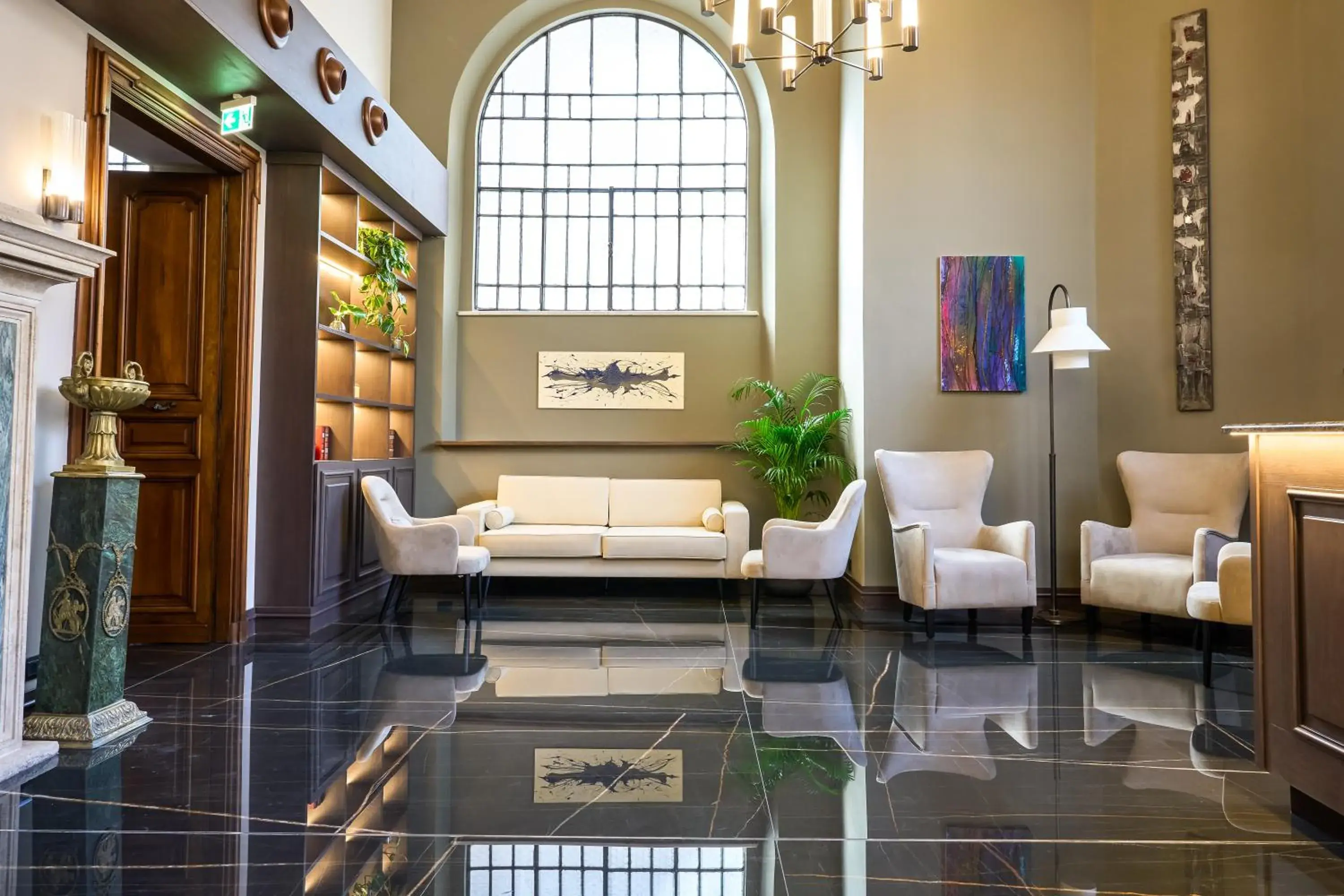 Lobby or reception, Bed in Hotel Viminale Lobby or reception, Bed in Hotel Viminale