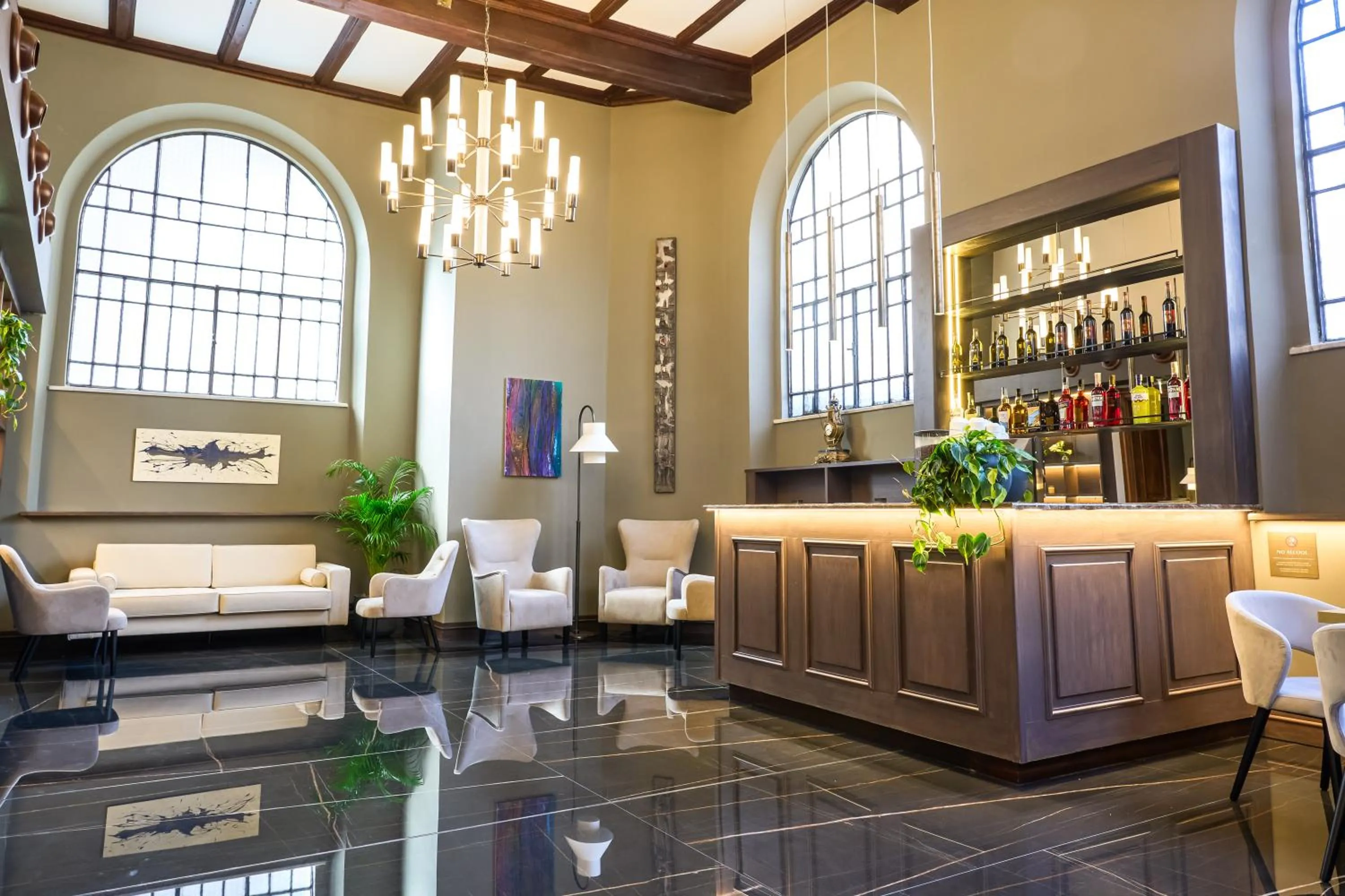 Lobby or reception in Hotel Viminale