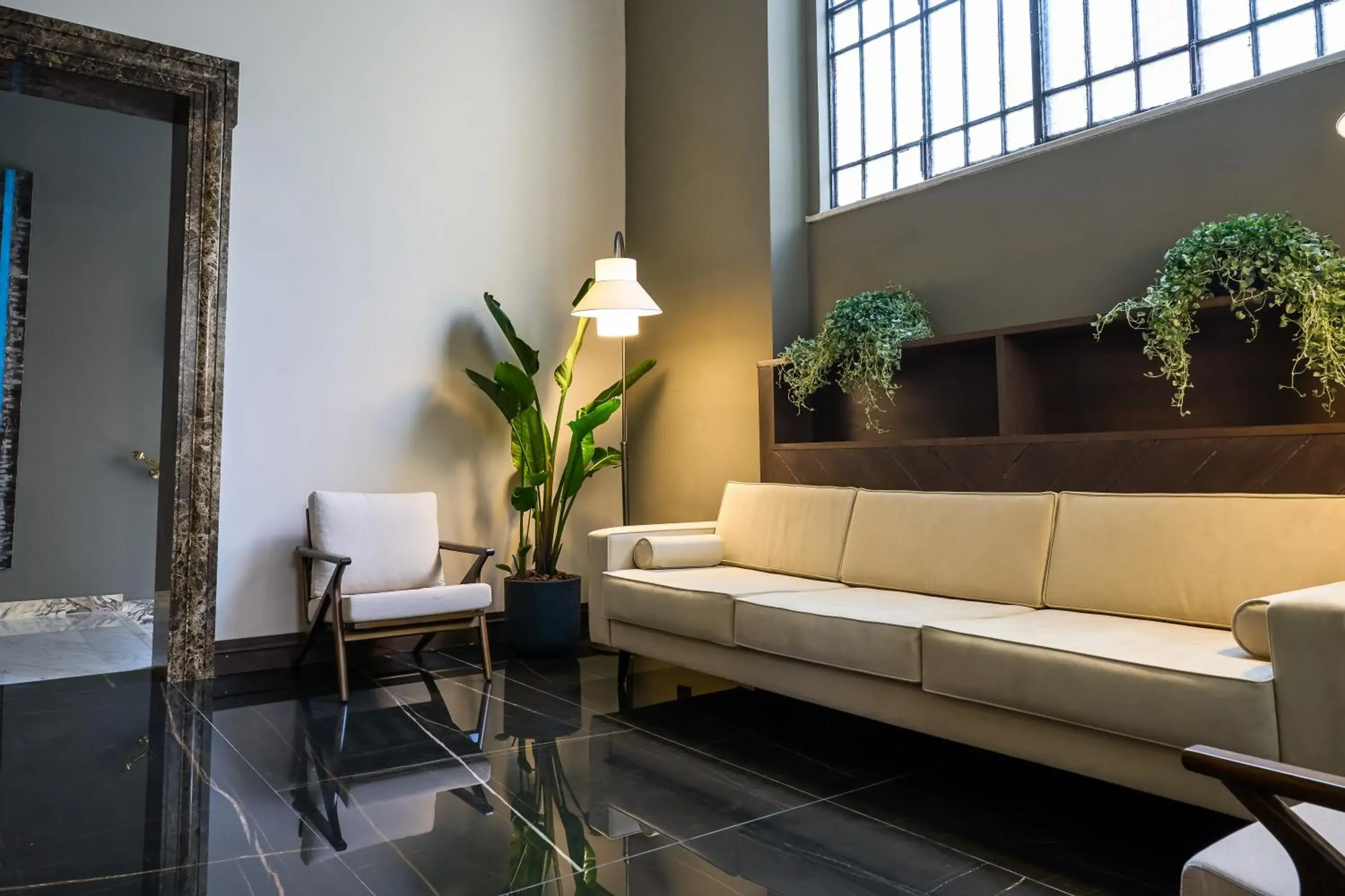 Lobby or reception in Hotel Viminale Lobby or reception in Hotel Viminale